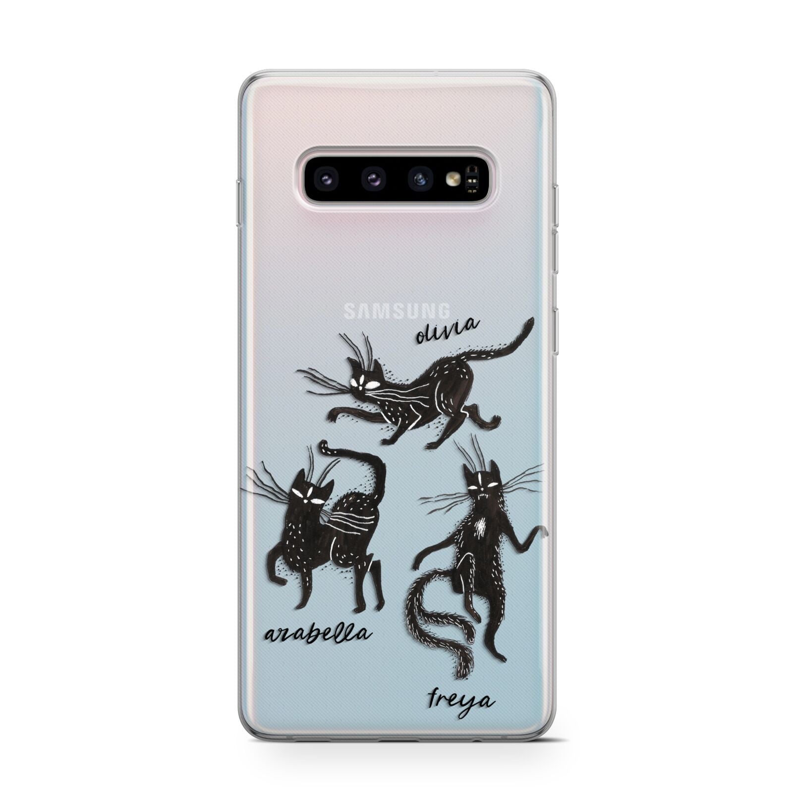 Dancing Cats Halloween Samsung Galaxy S10 Case