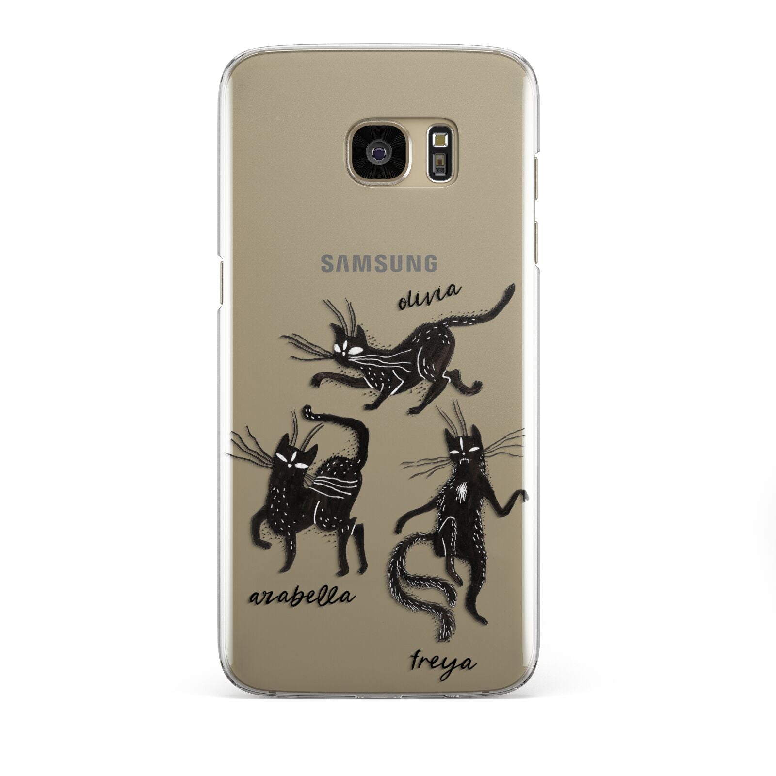 Dancing Cats Halloween Samsung Galaxy S7 Edge Case