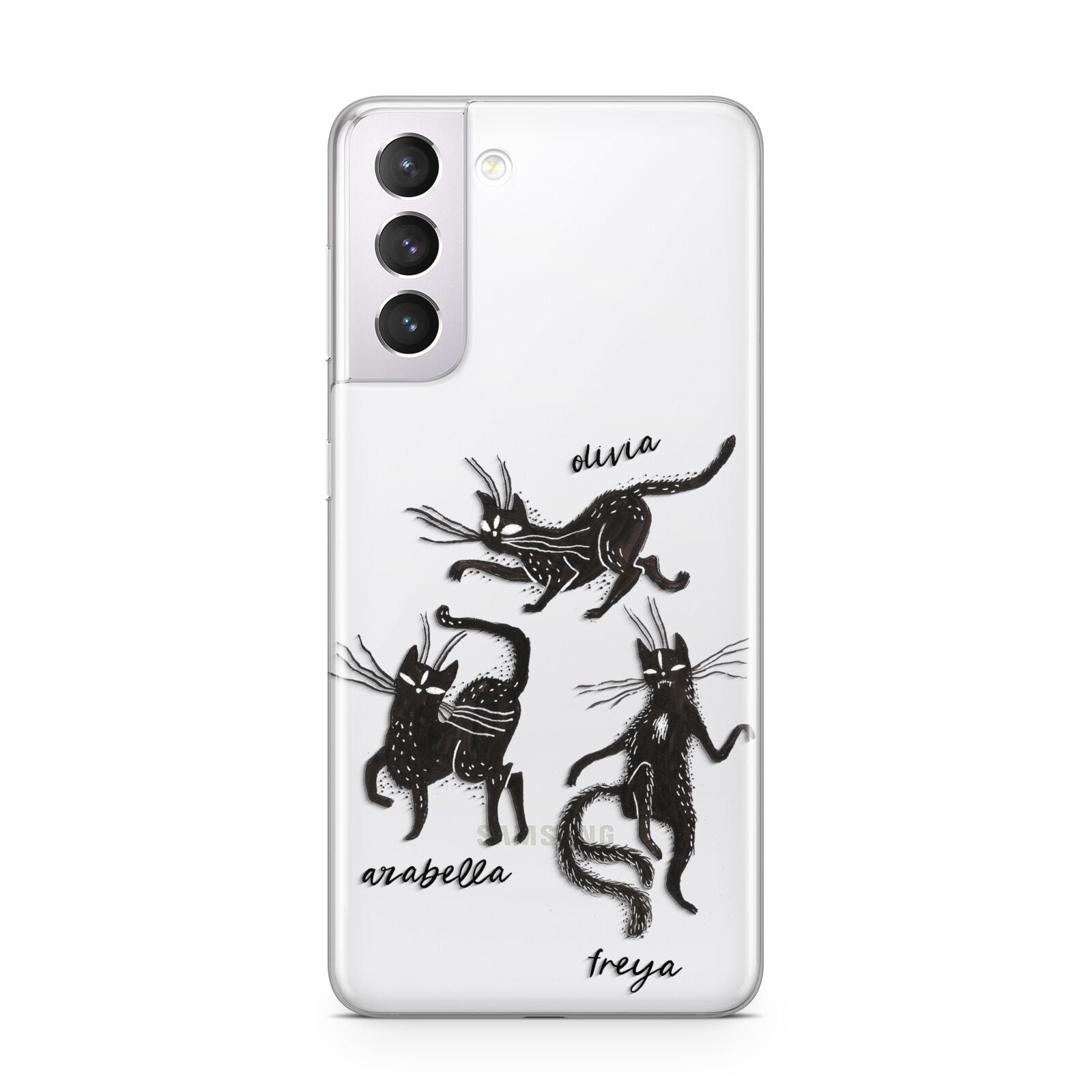 Dancing Cats Halloween Samsung S21 Case