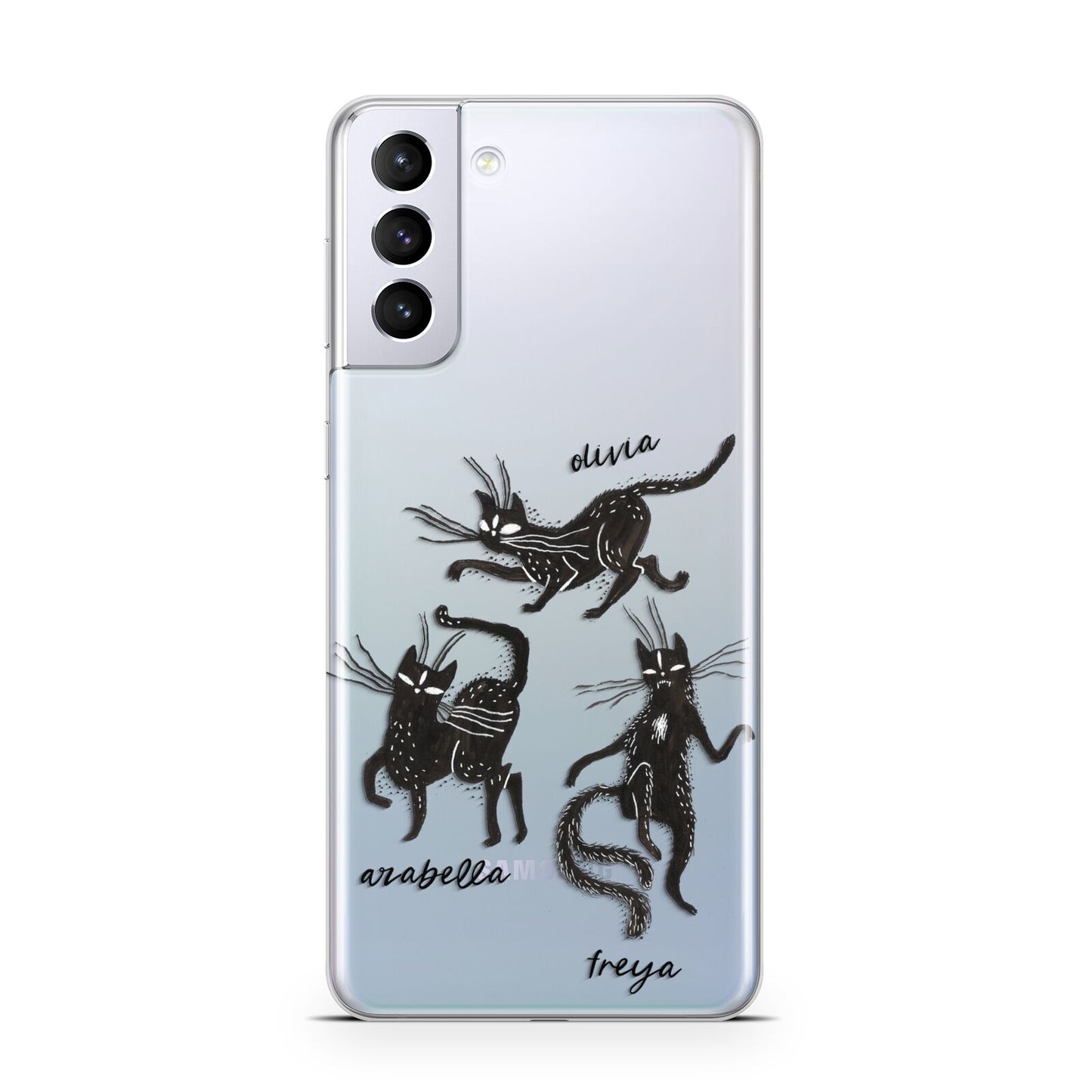 Dancing Cats Halloween Samsung S21 Plus Case