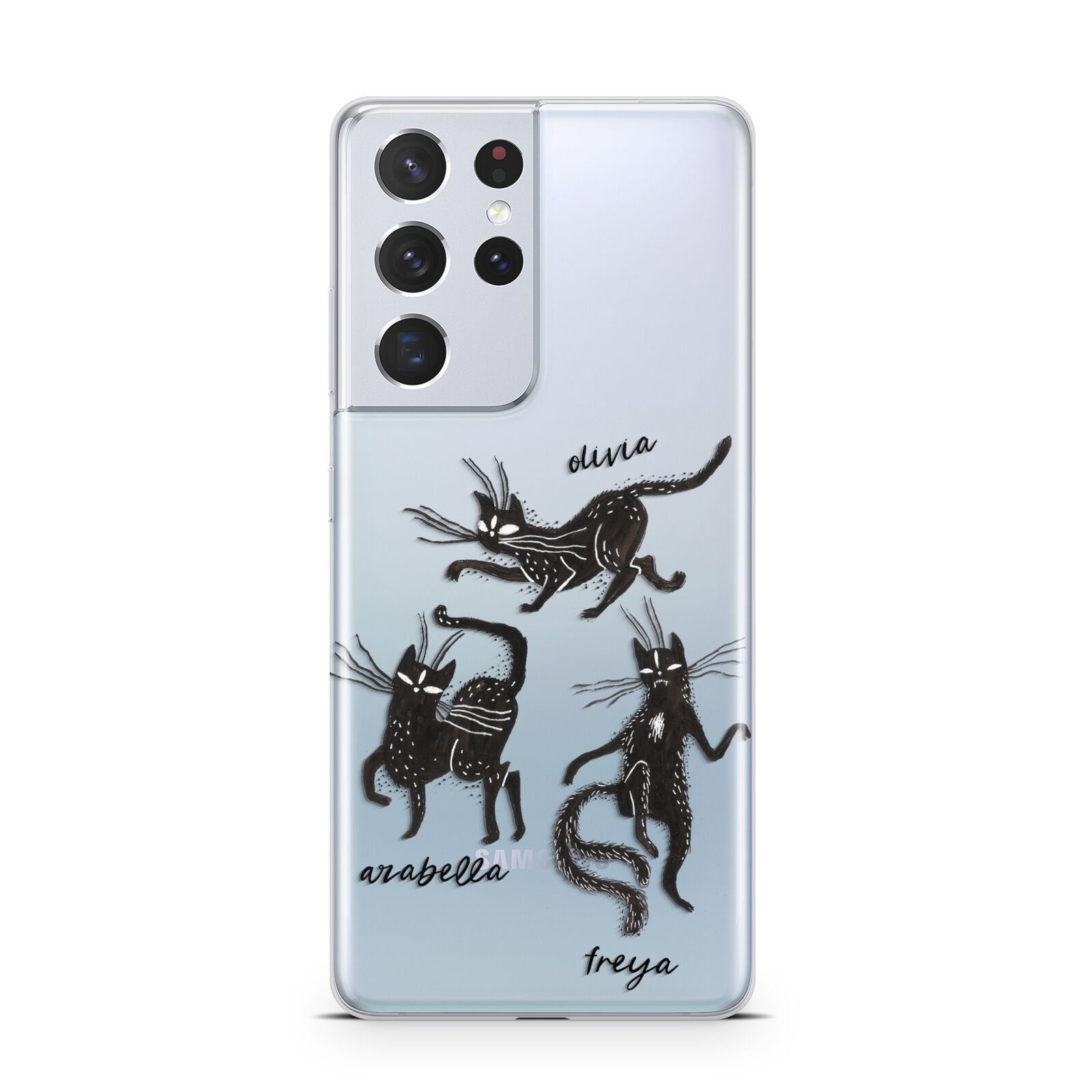 Dancing Cats Halloween Samsung S21 Ultra Case