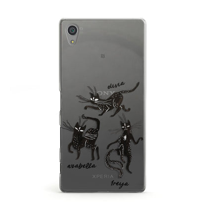 Dancing Cats Halloween Sony Xperia Case