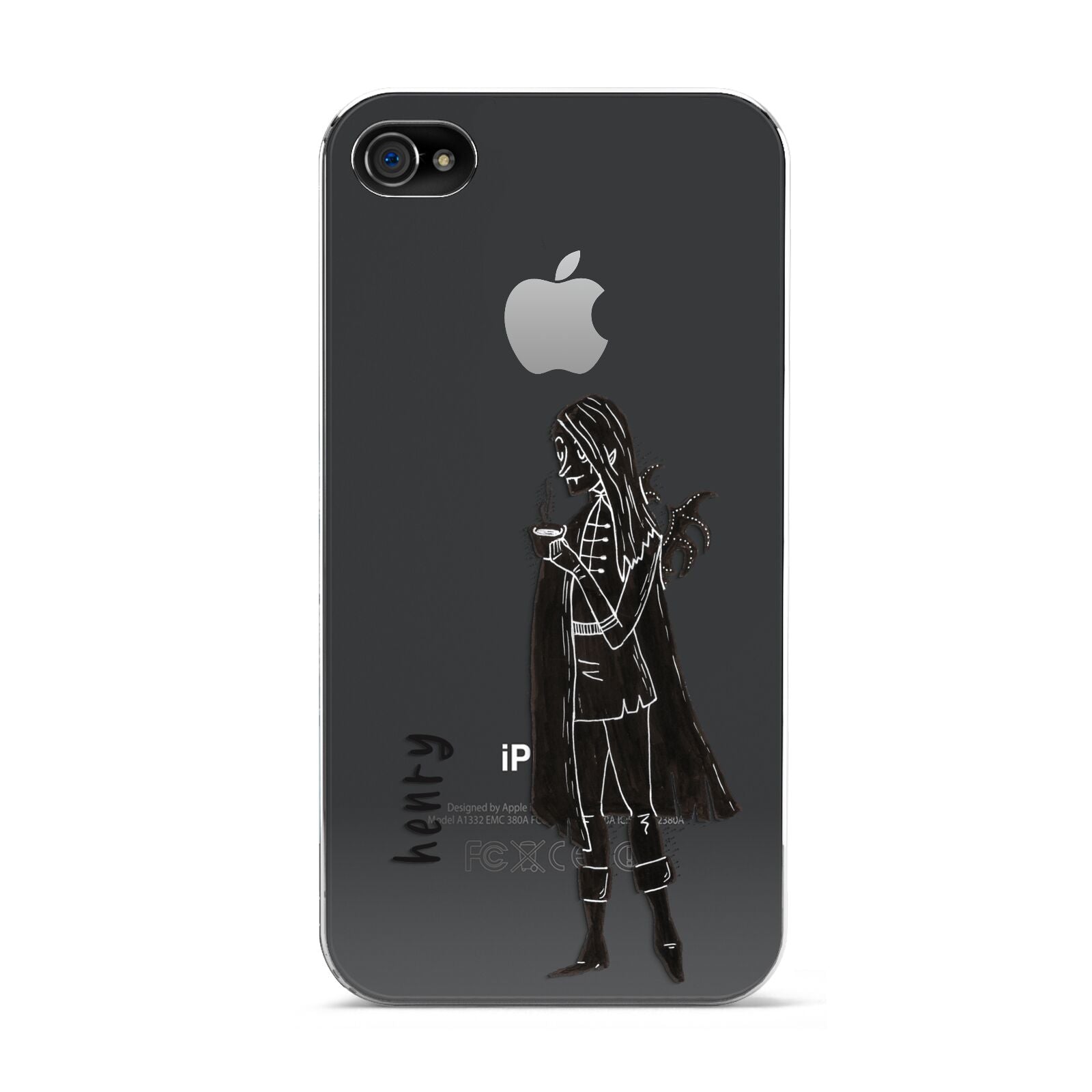 Dark Caped Vamp Apple iPhone 4s Case