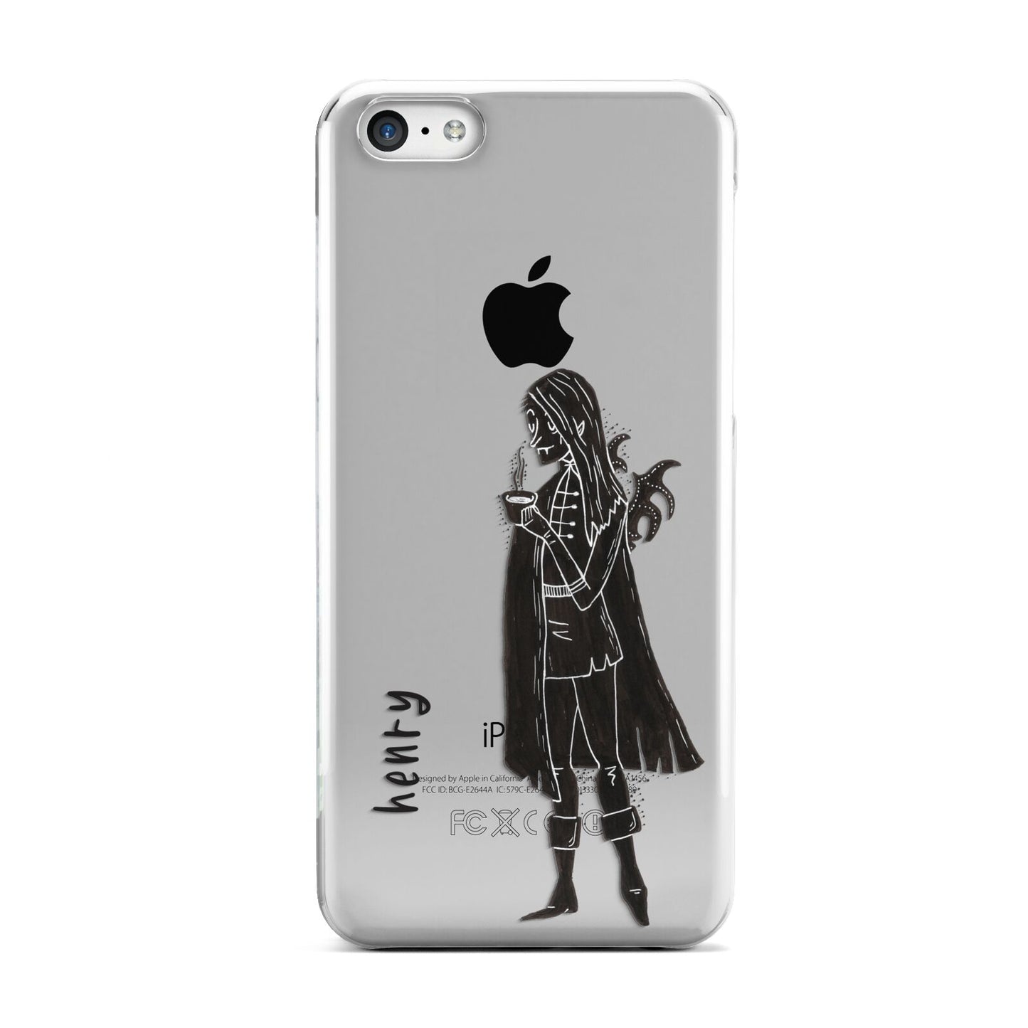 Dark Caped Vamp Apple iPhone 5c Case