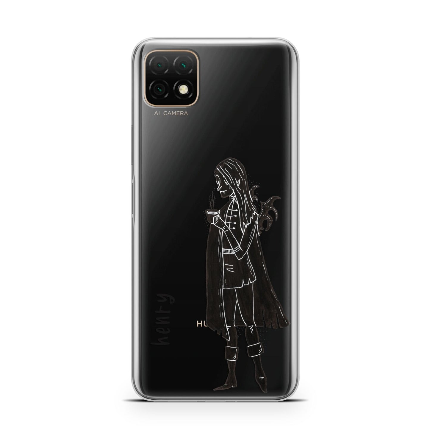 Dark Caped Vamp Huawei Enjoy 20 Phone Case