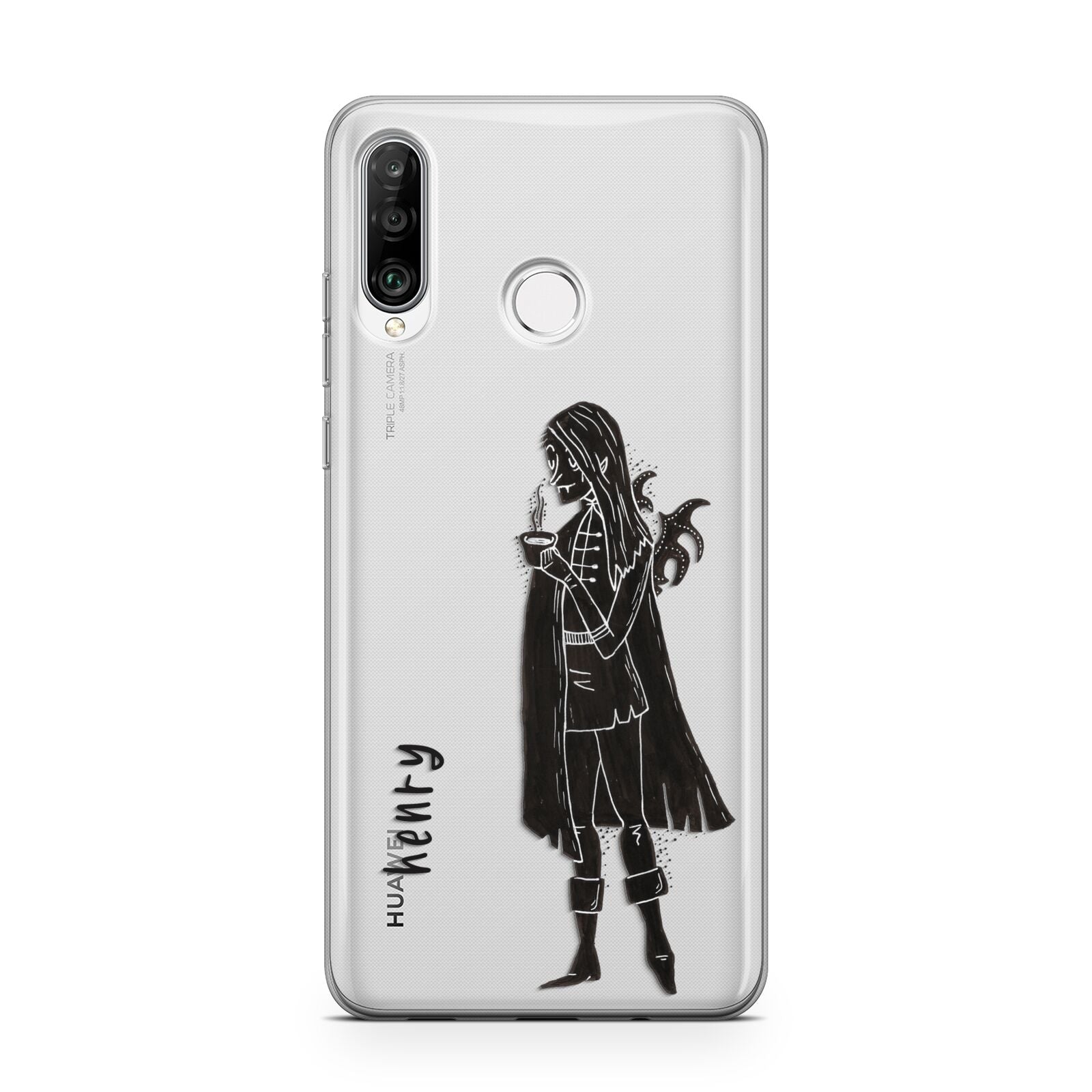 Dark Caped Vamp Huawei P30 Lite Phone Case