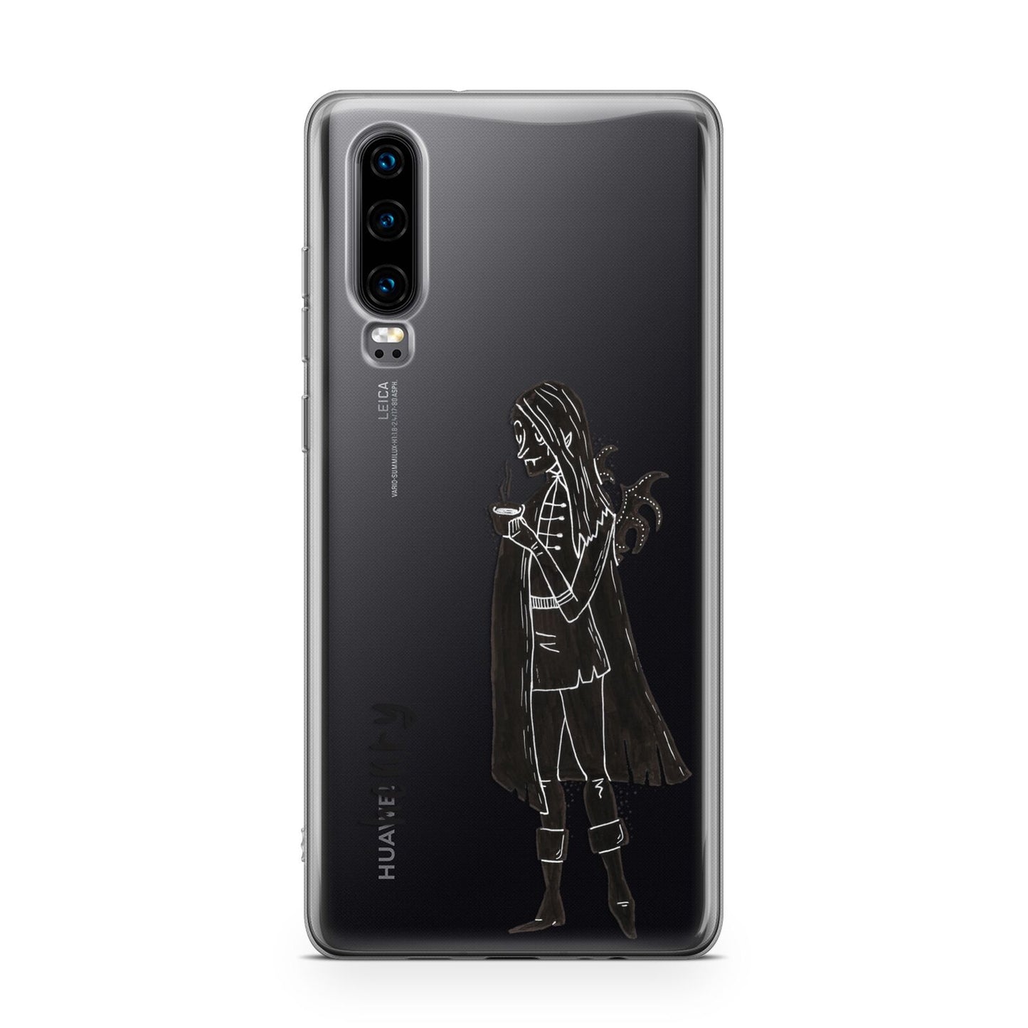 Dark Caped Vamp Huawei P30 Phone Case