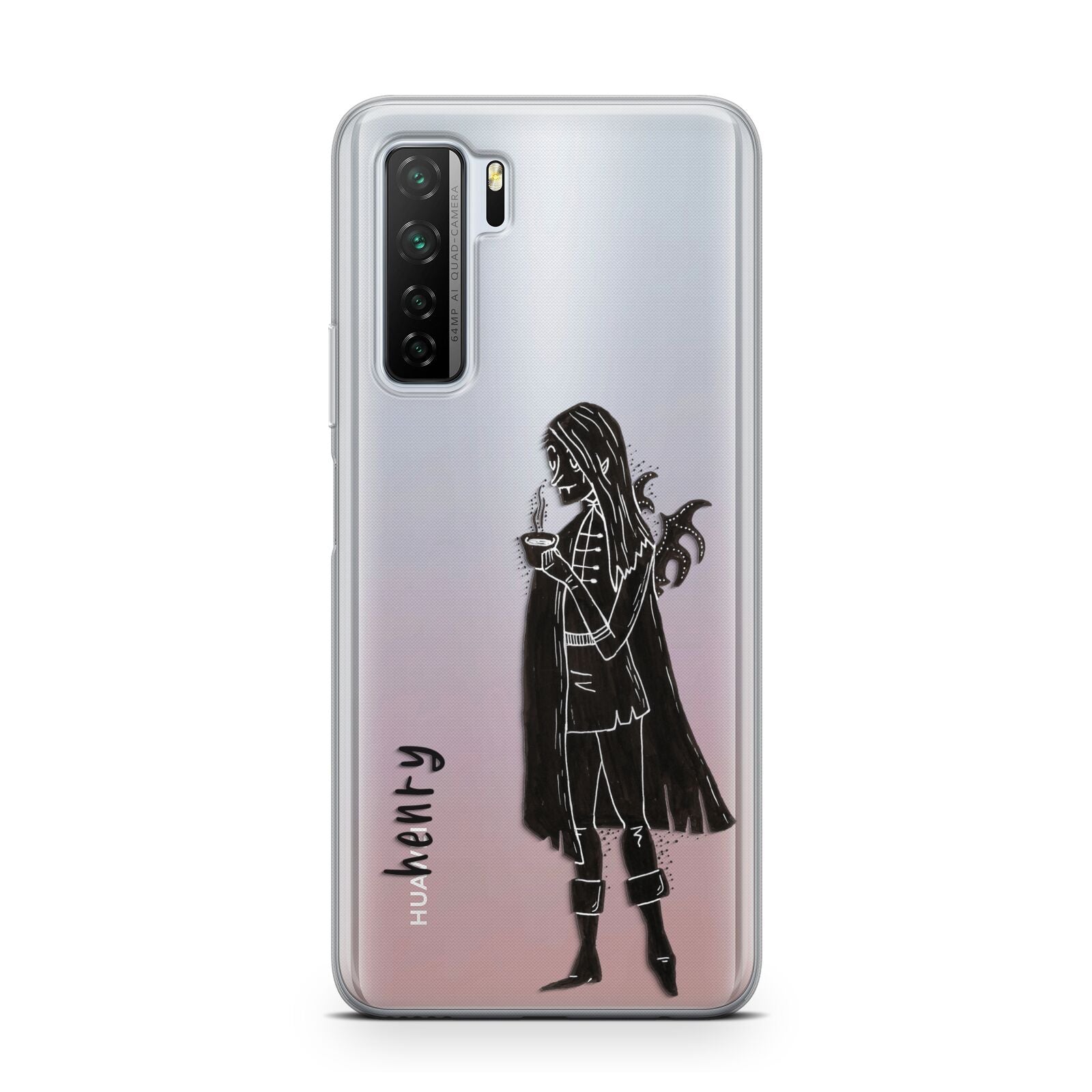 Dark Caped Vamp Huawei P40 Lite 5G Phone Case