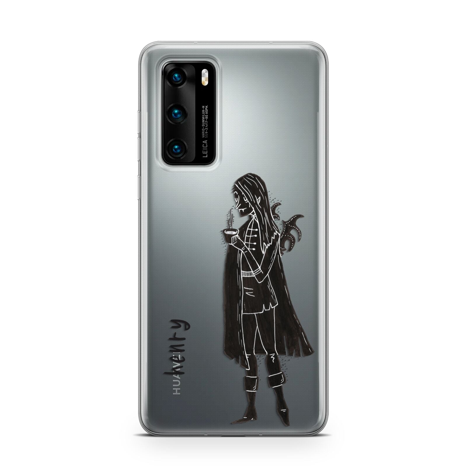 Dark Caped Vamp Huawei P40 Phone Case