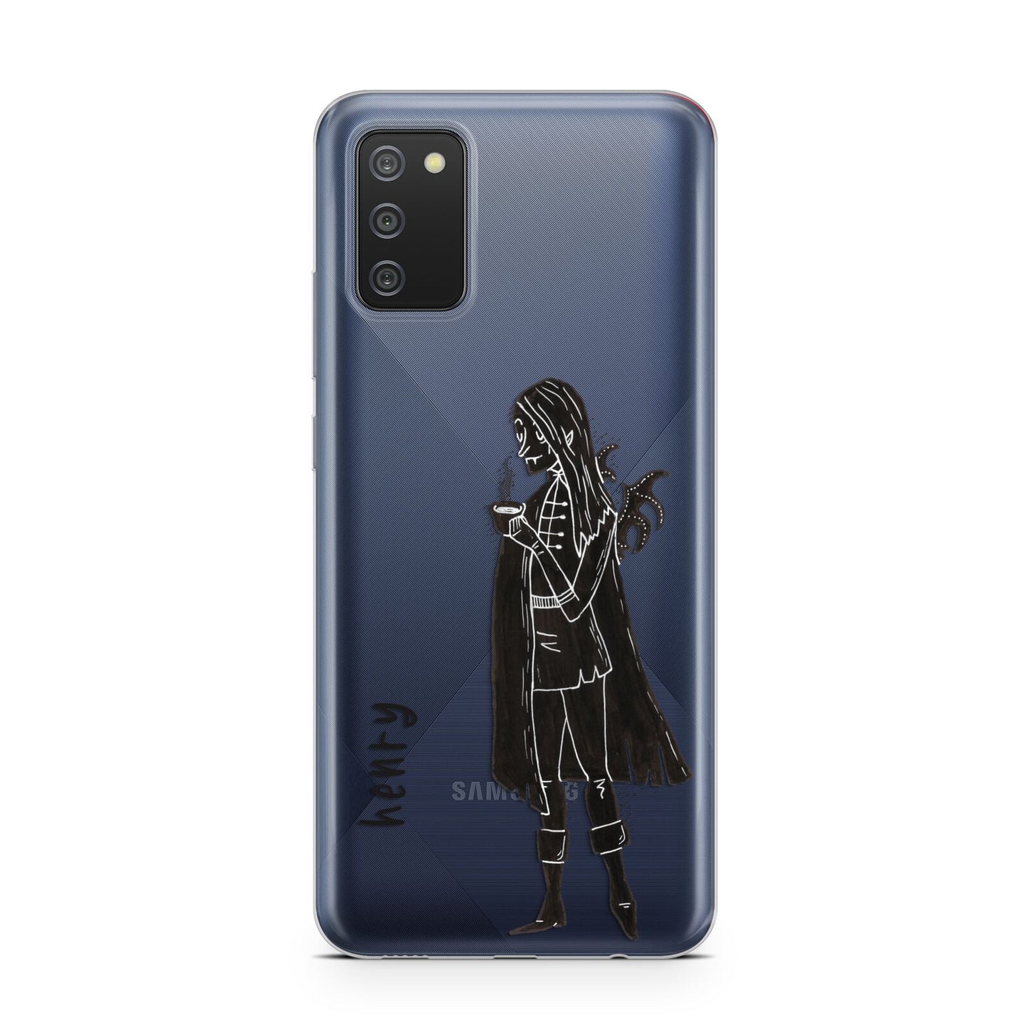 Dark Caped Vamp Samsung A02s Case