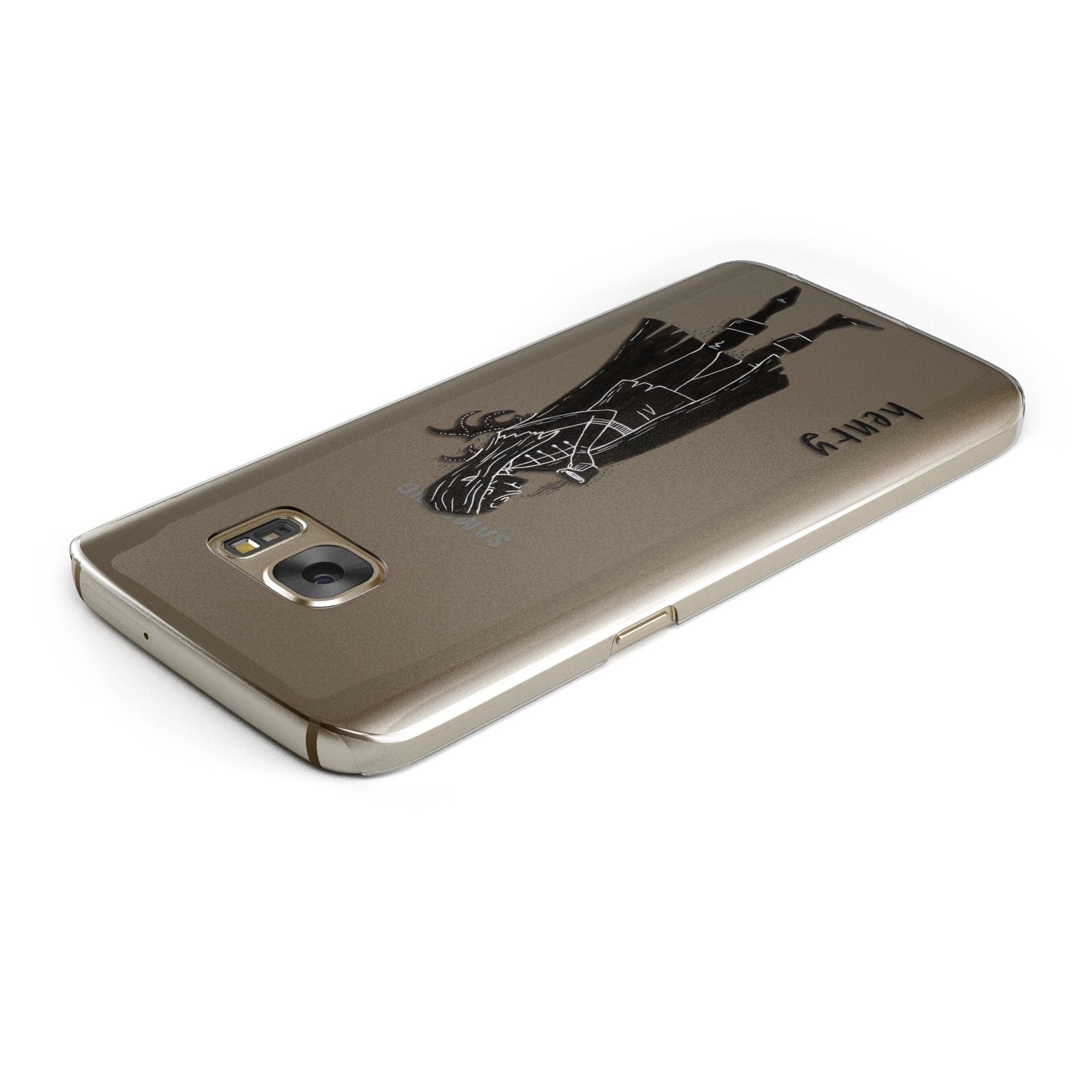 Dark Caped Vamp Samsung Galaxy Case Top Cutout