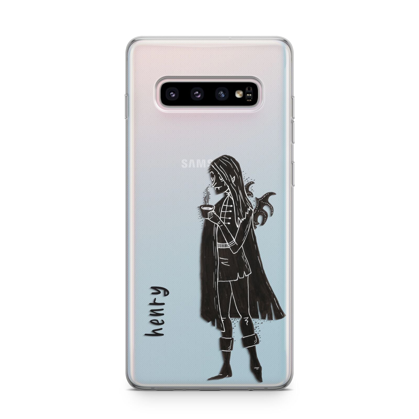 Dark Caped Vamp Samsung Galaxy S10 Plus Case