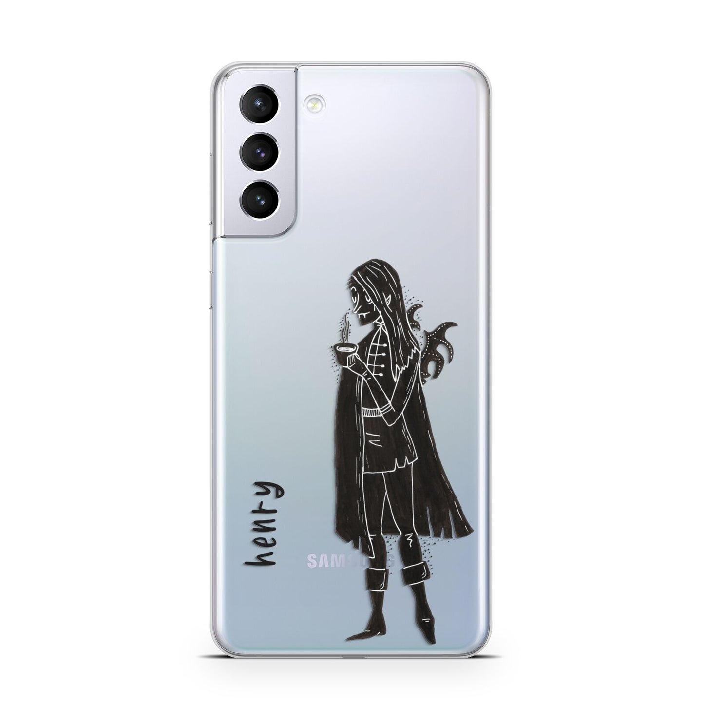 Dark Caped Vamp Samsung S21 Plus Phone Case