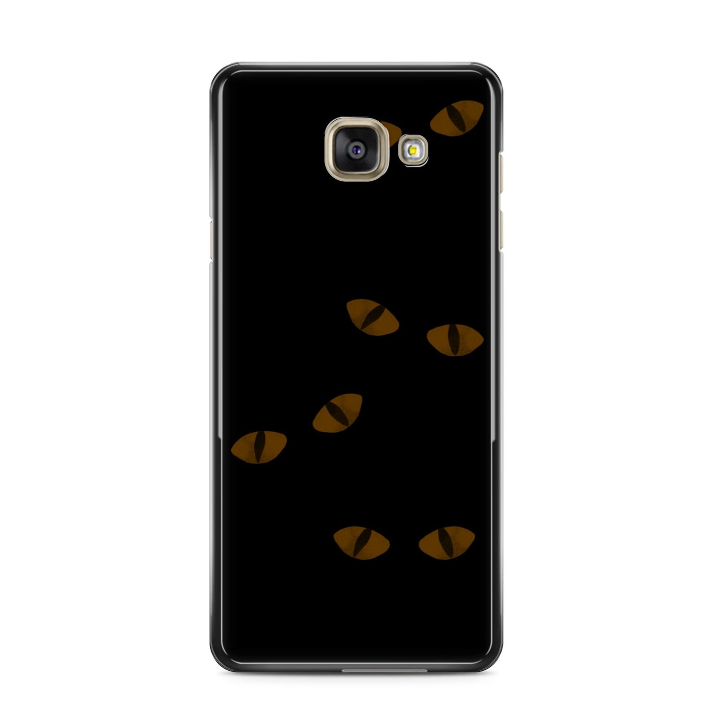 Darkness Eyes Samsung Galaxy A3 2016 Case on gold phone