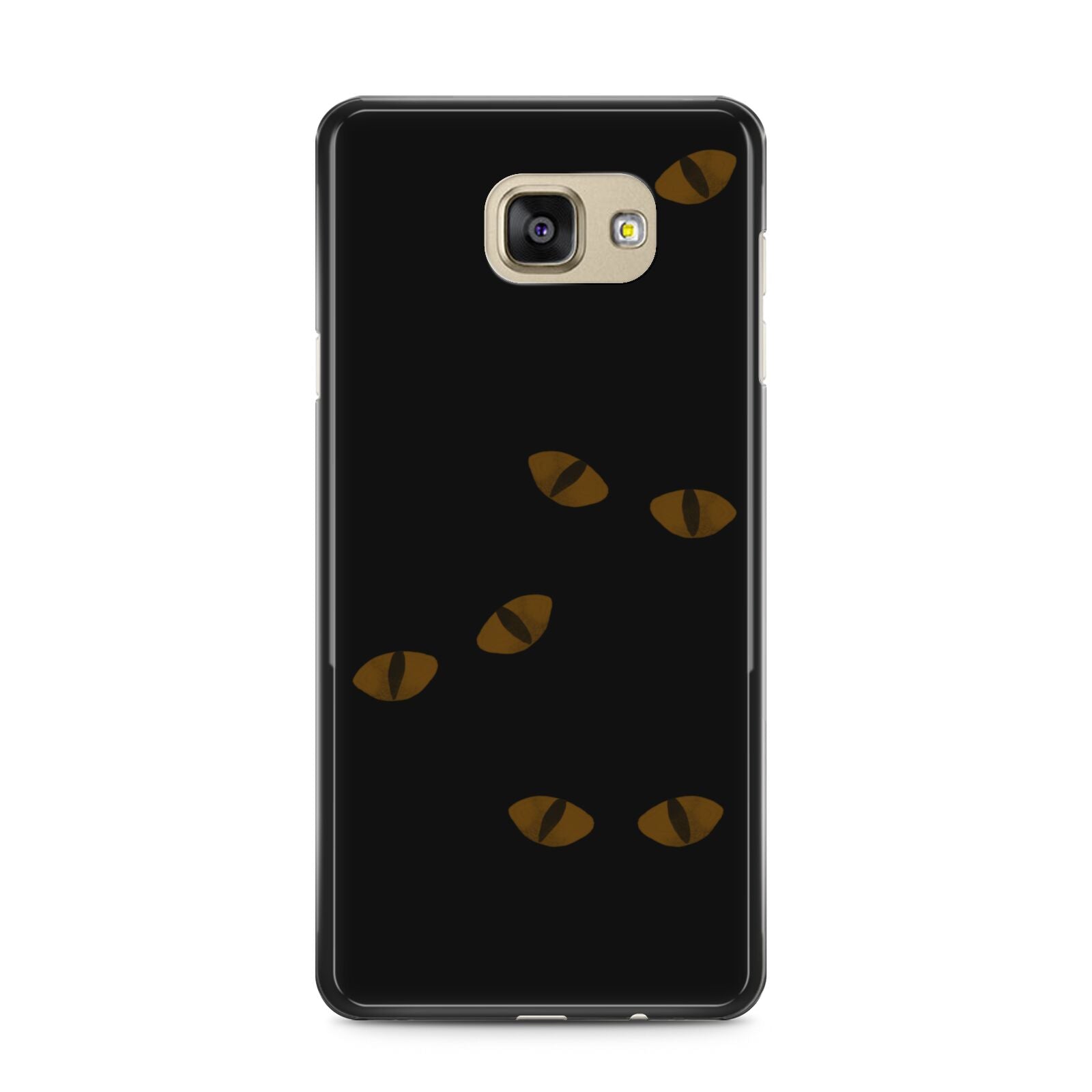 Darkness Eyes Samsung Galaxy A5 2016 Case on gold phone