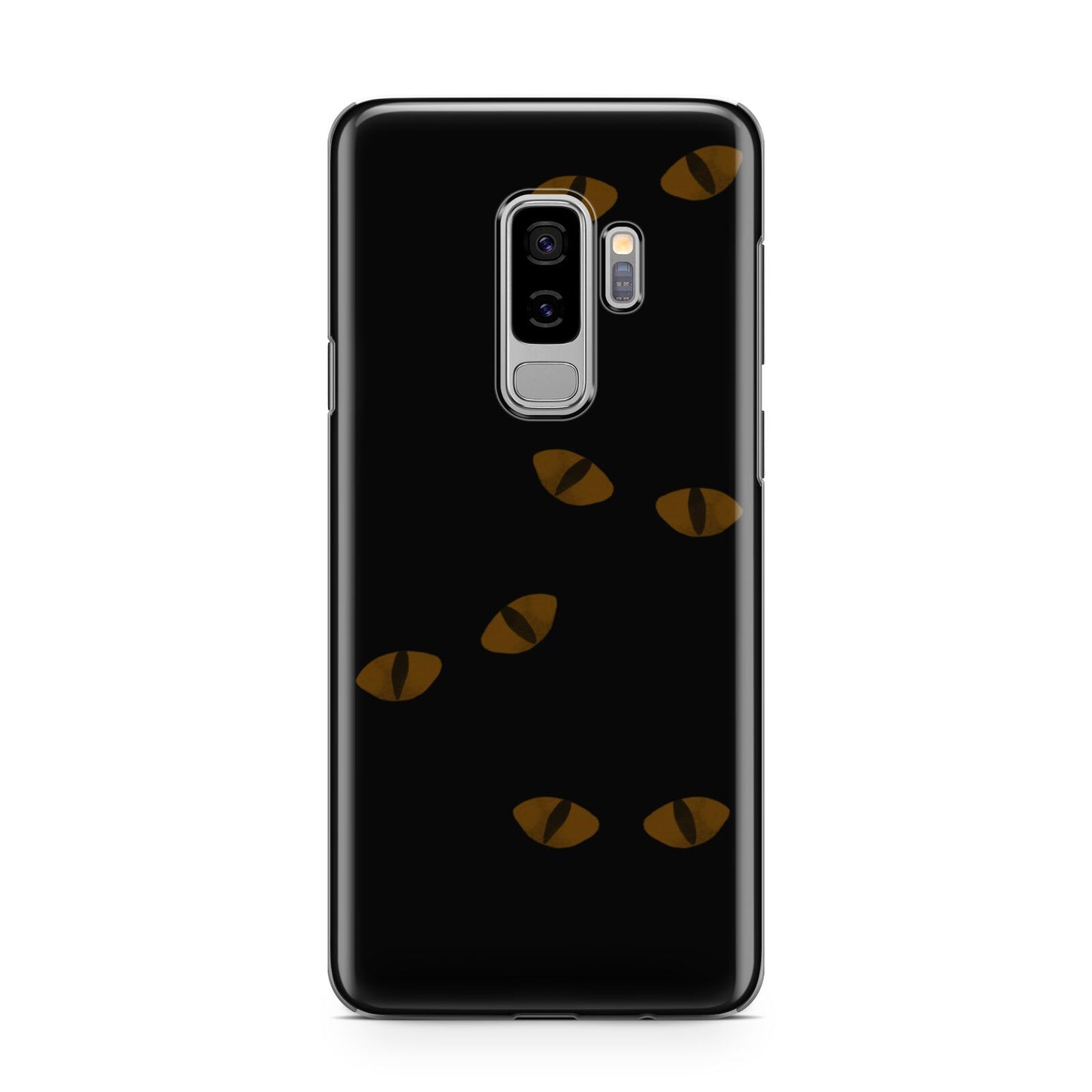 Darkness Eyes Samsung Galaxy S9 Plus Case on Silver phone