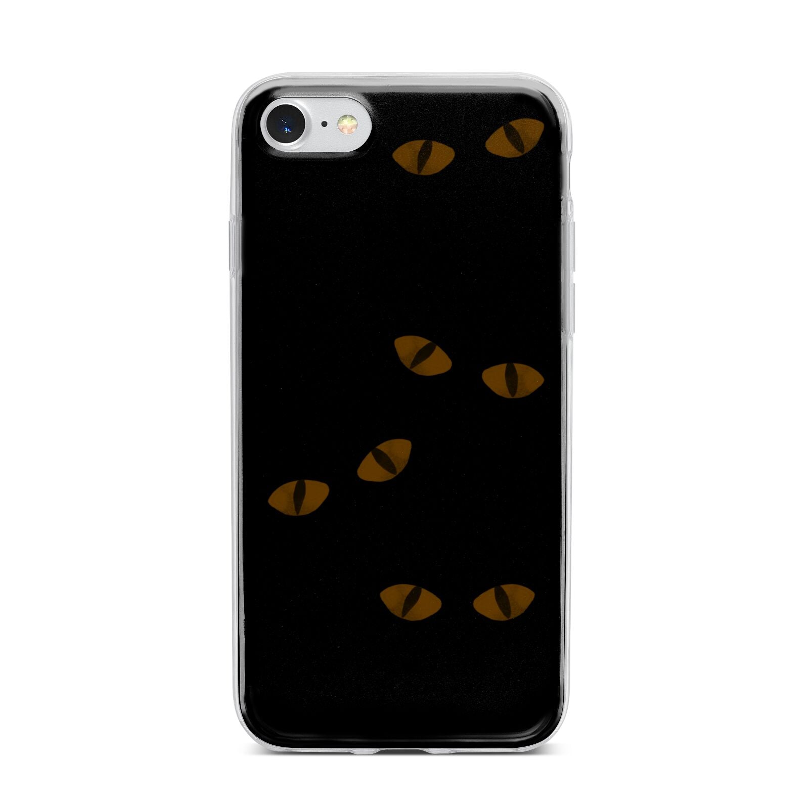 Darkness Eyes iPhone 7 Bumper Case on Silver iPhone