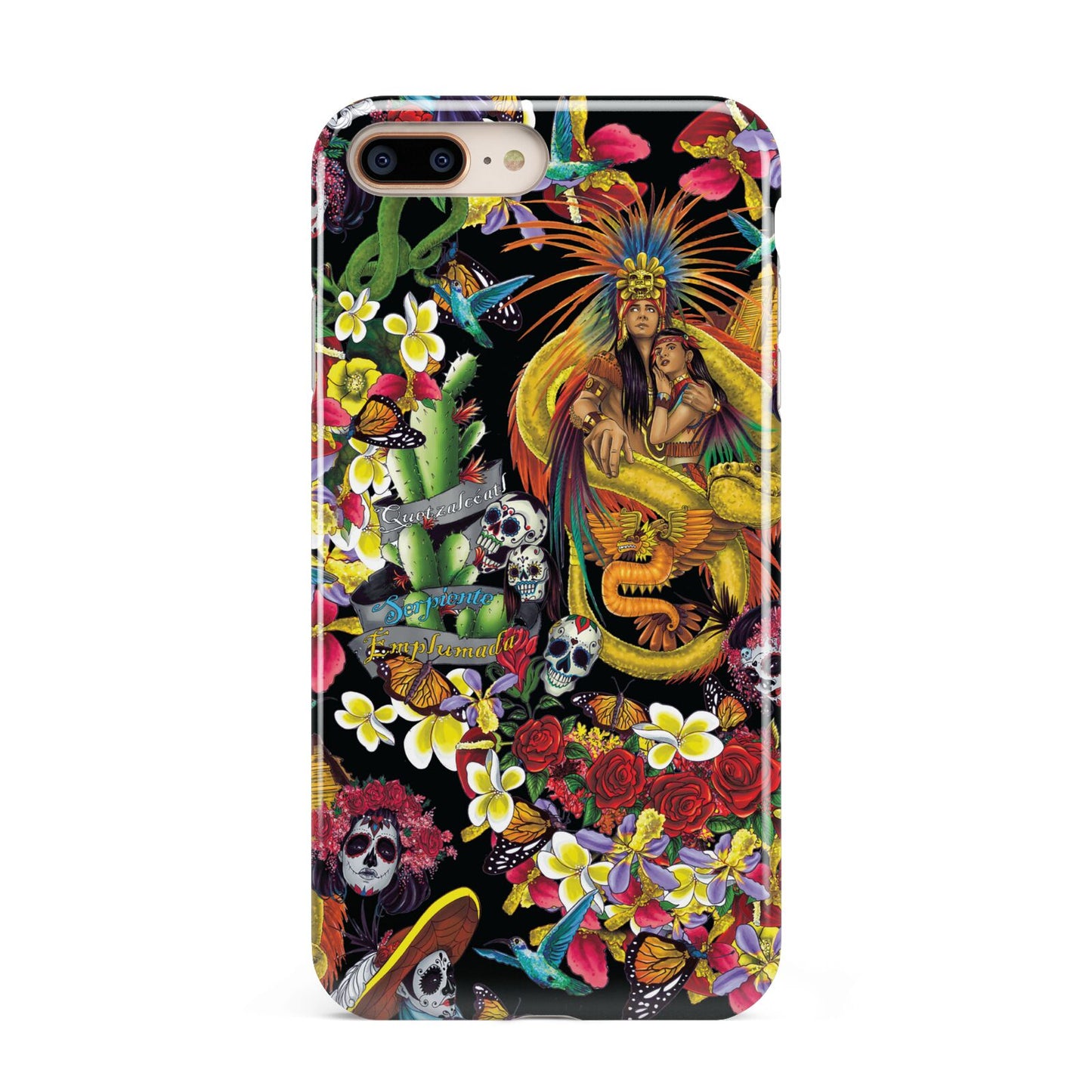 Day of the Dead Apple iPhone 7 8 Plus 3D Tough Case