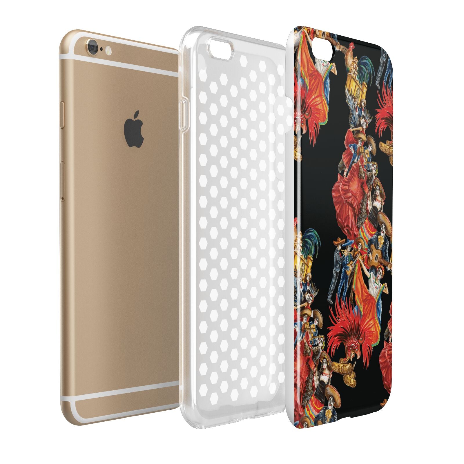 Day of the Dead Festival Apple iPhone 6 Plus 3D Tough Case Expand Detail Image