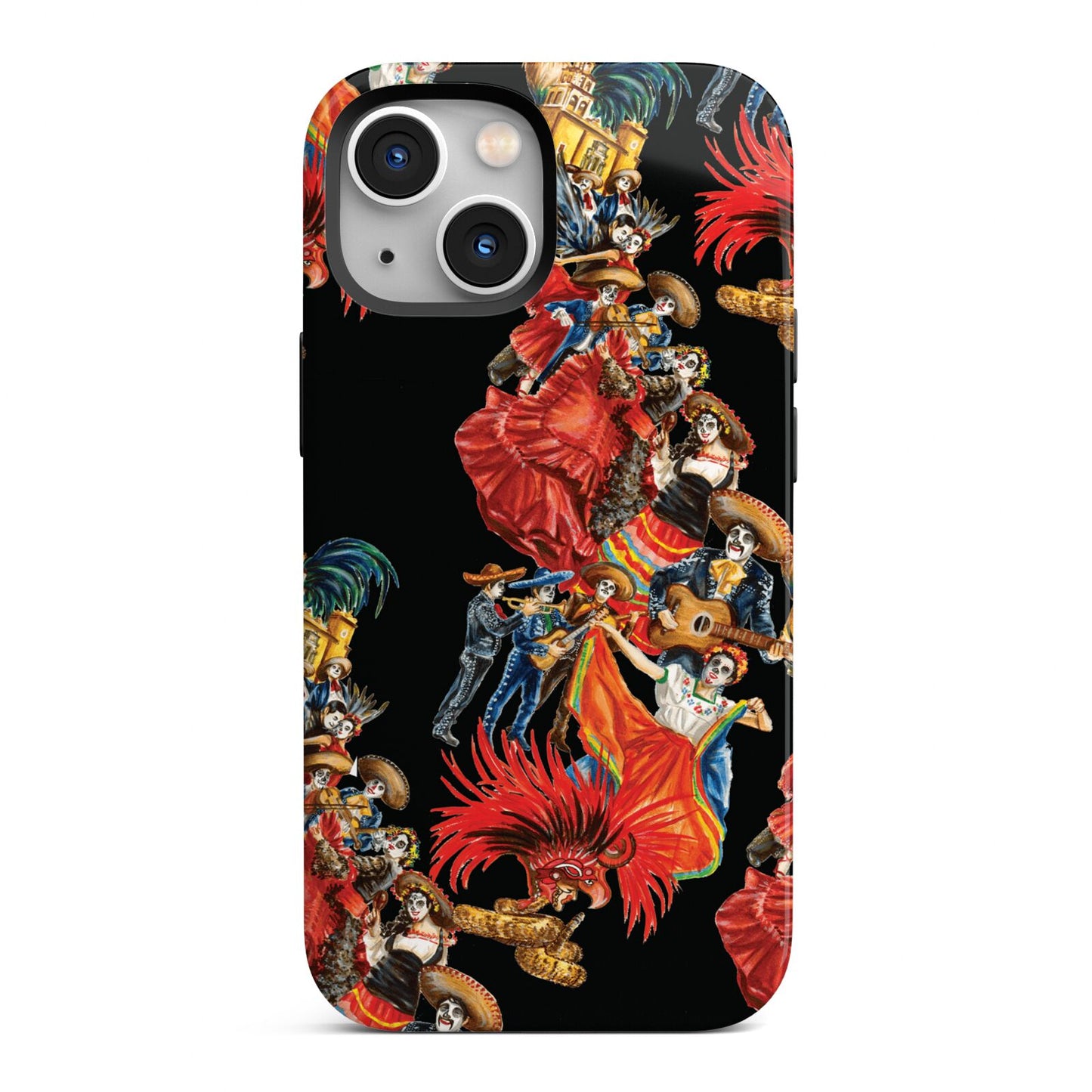 Day of the Dead Festival iPhone 13 Mini Full Wrap 3D Tough Case