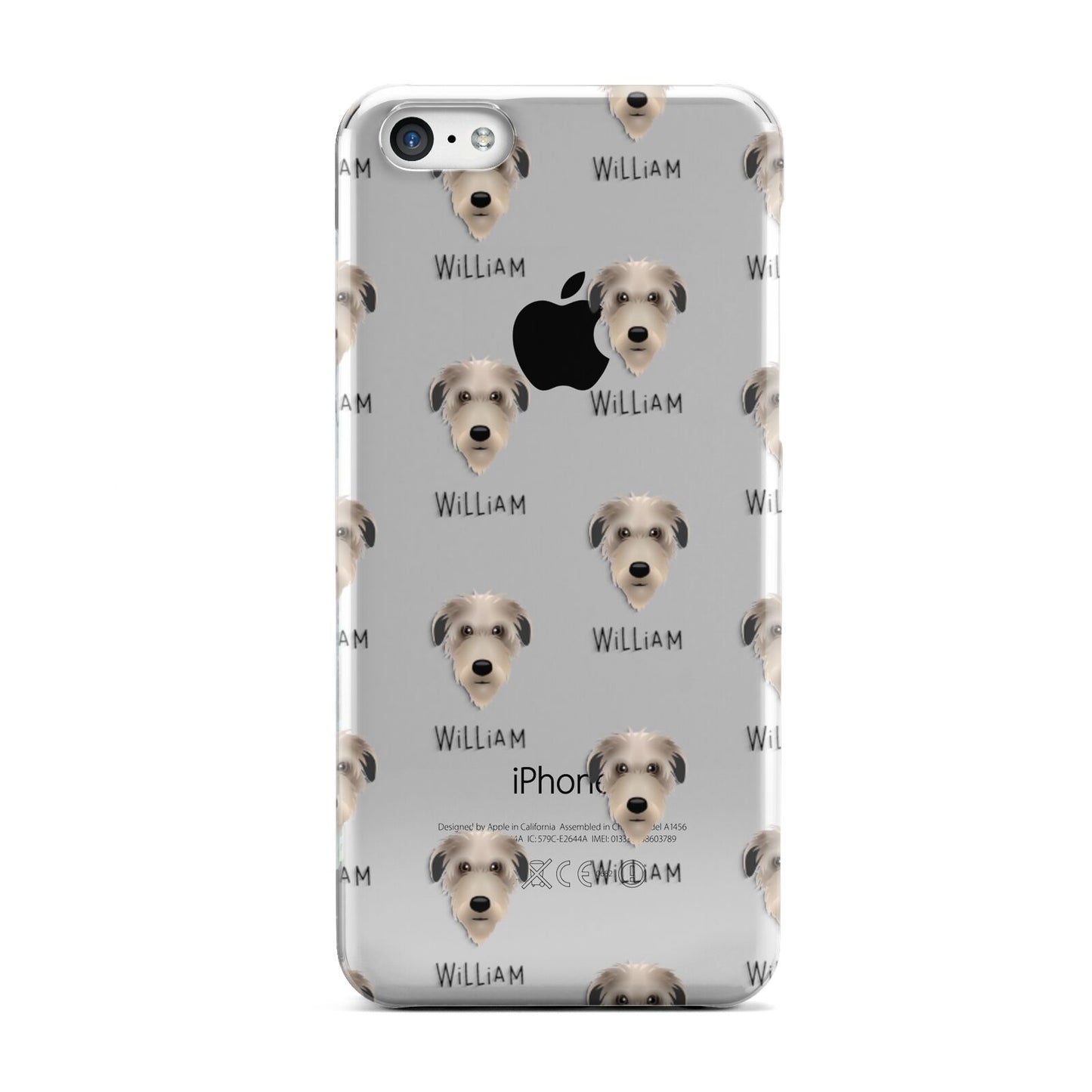 Deerhound Icon with Name Apple iPhone 5c Case
