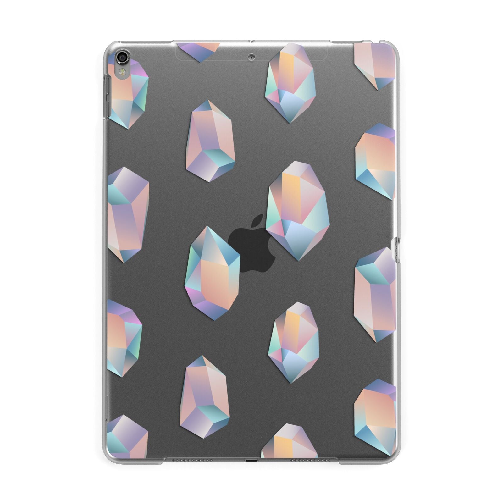 Diamond Apple iPad Grey Case