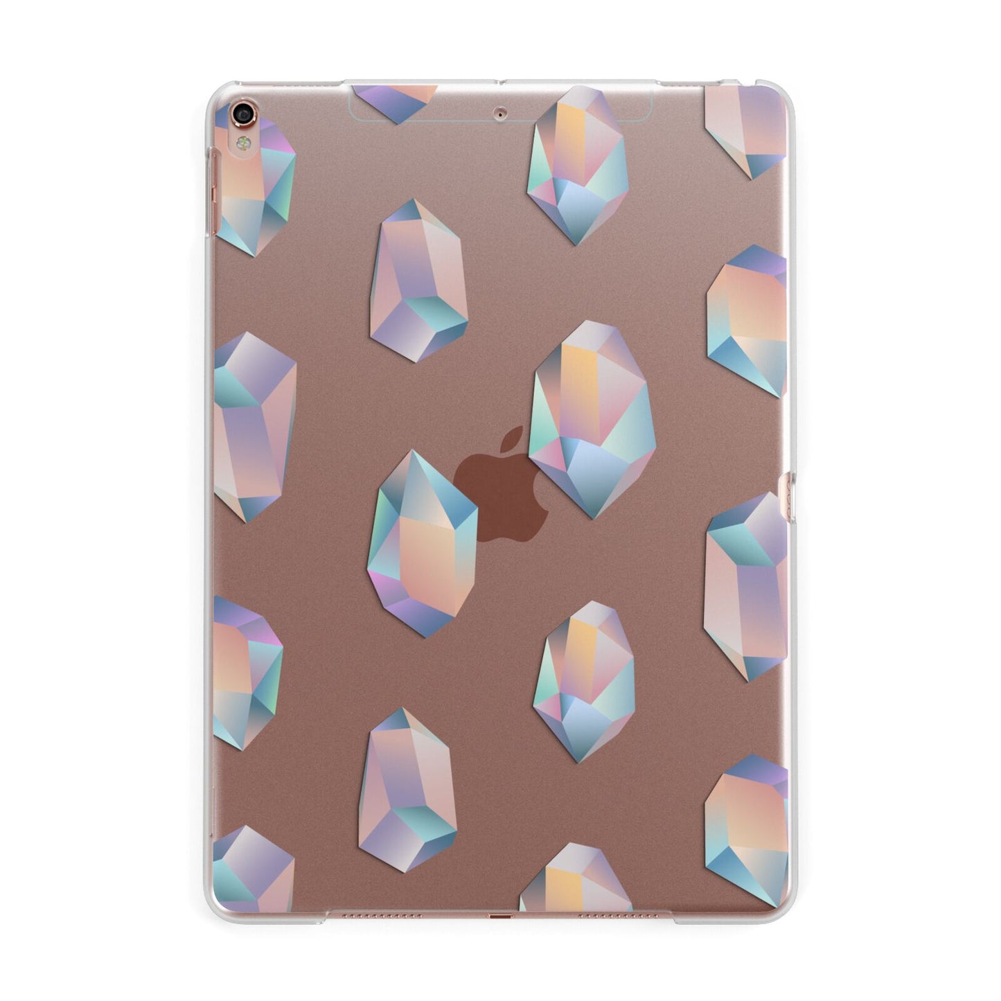 Diamond Apple iPad Rose Gold Case