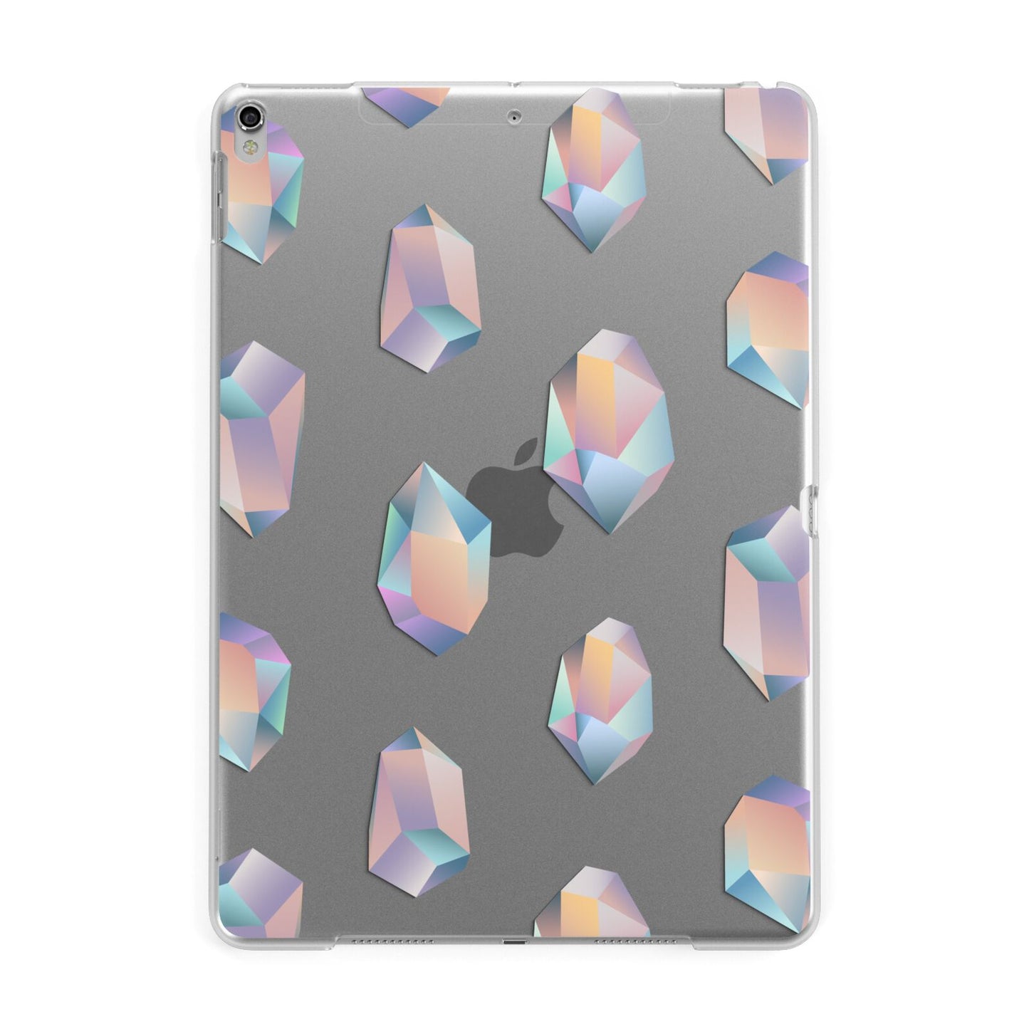 Diamond Apple iPad Silver Case