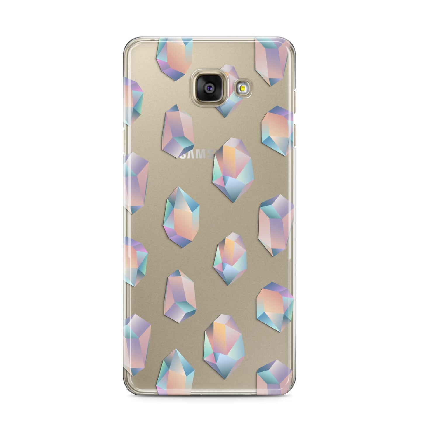 Diamond Samsung Galaxy A3 2016 Case on gold phone