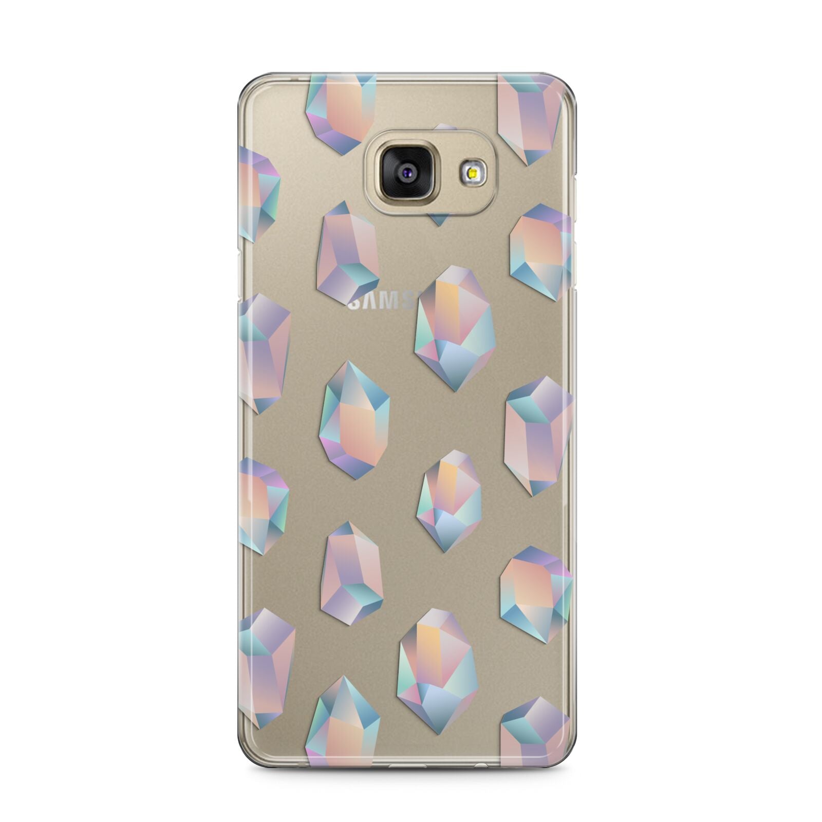 Diamond Samsung Galaxy A5 2016 Case on gold phone