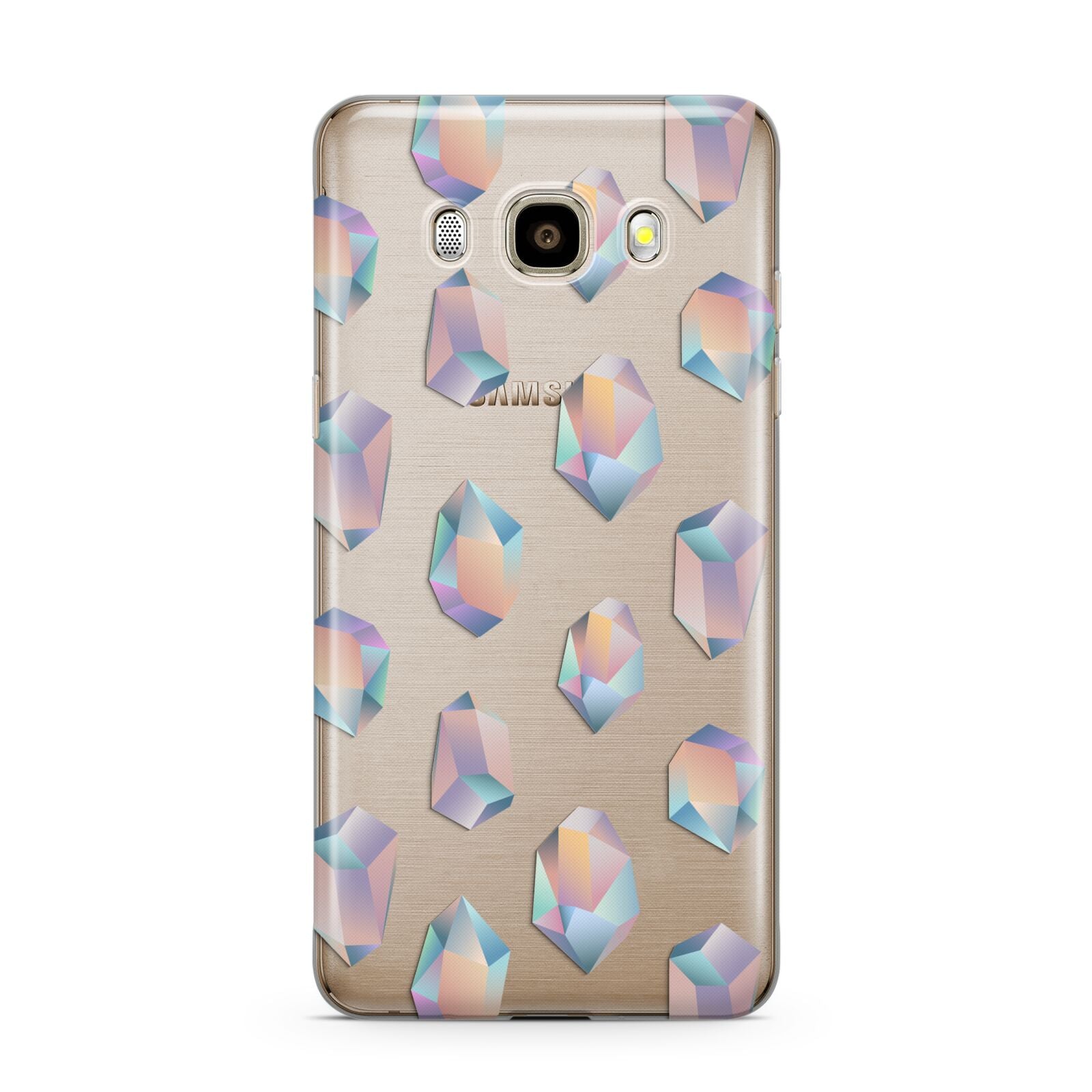 Diamond Samsung Galaxy J7 2016 Case on gold phone