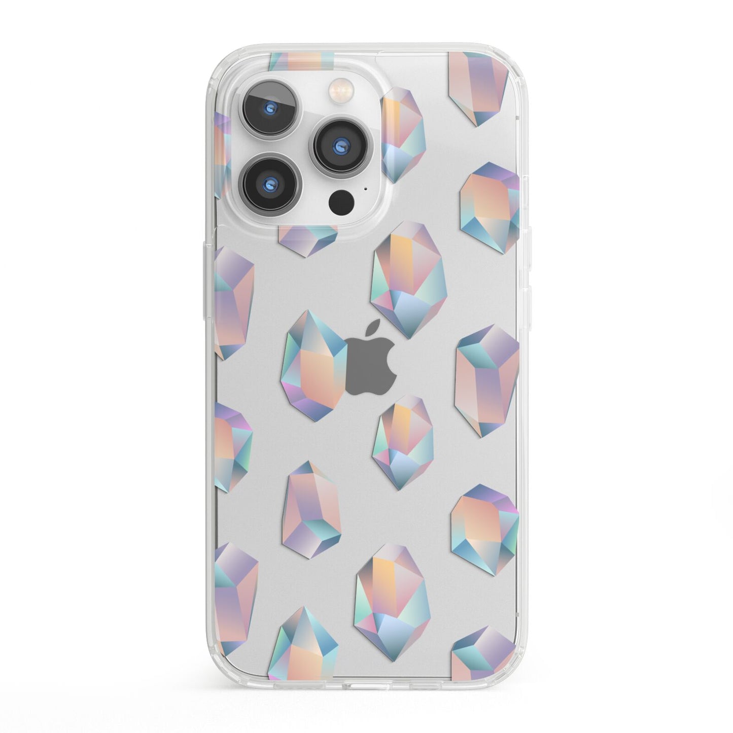 Diamond iPhone 13 Pro Clear Bumper Case