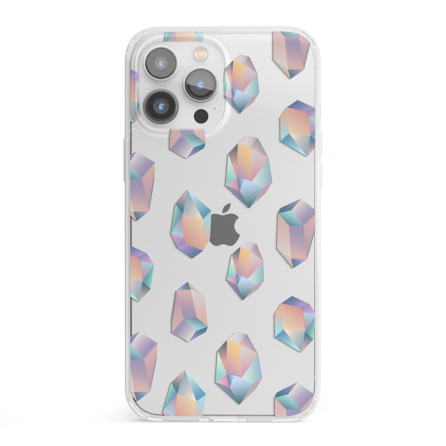 Diamond iPhone 13 Pro Max Clear Bumper Case