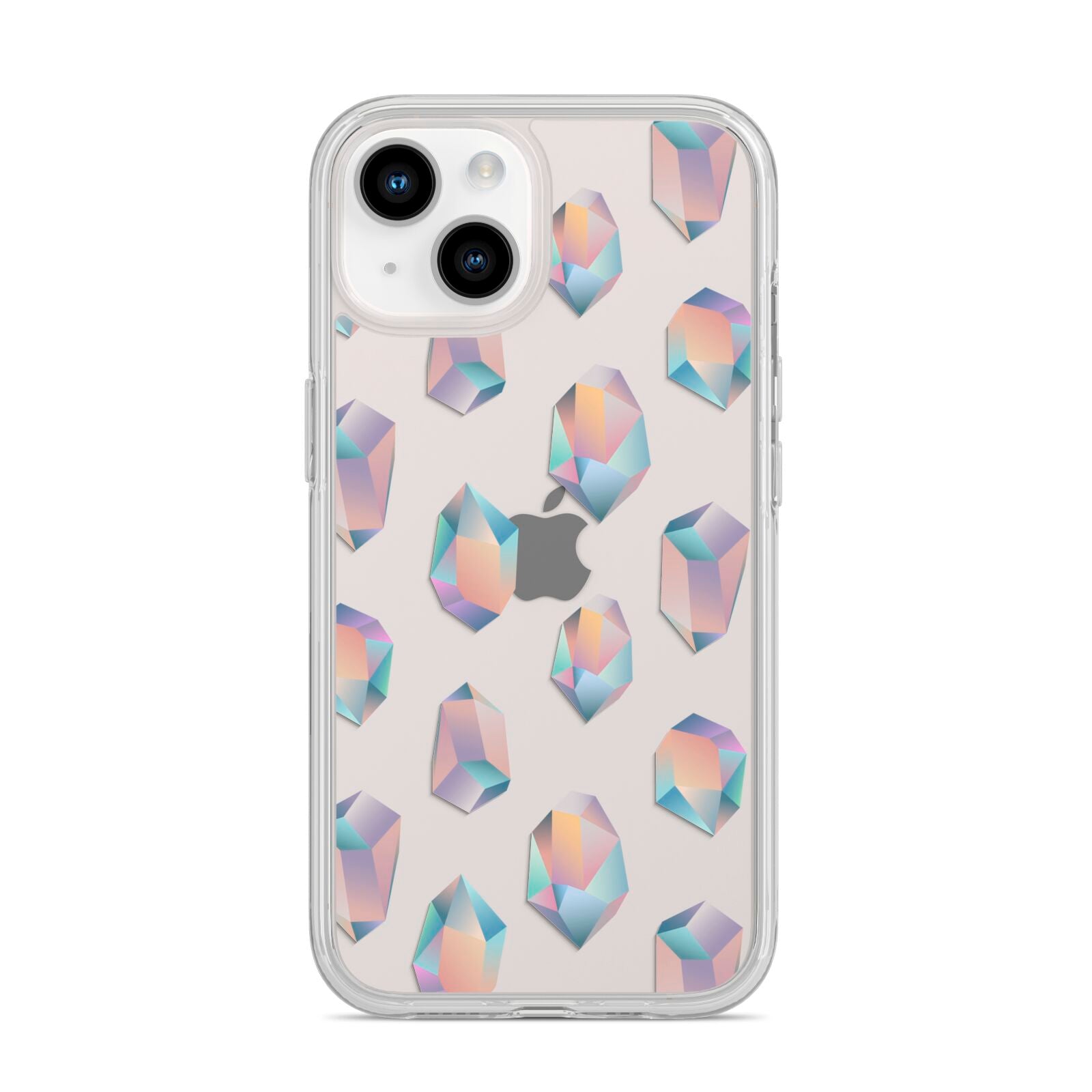 Diamond iPhone 14 Clear Tough Case Starlight