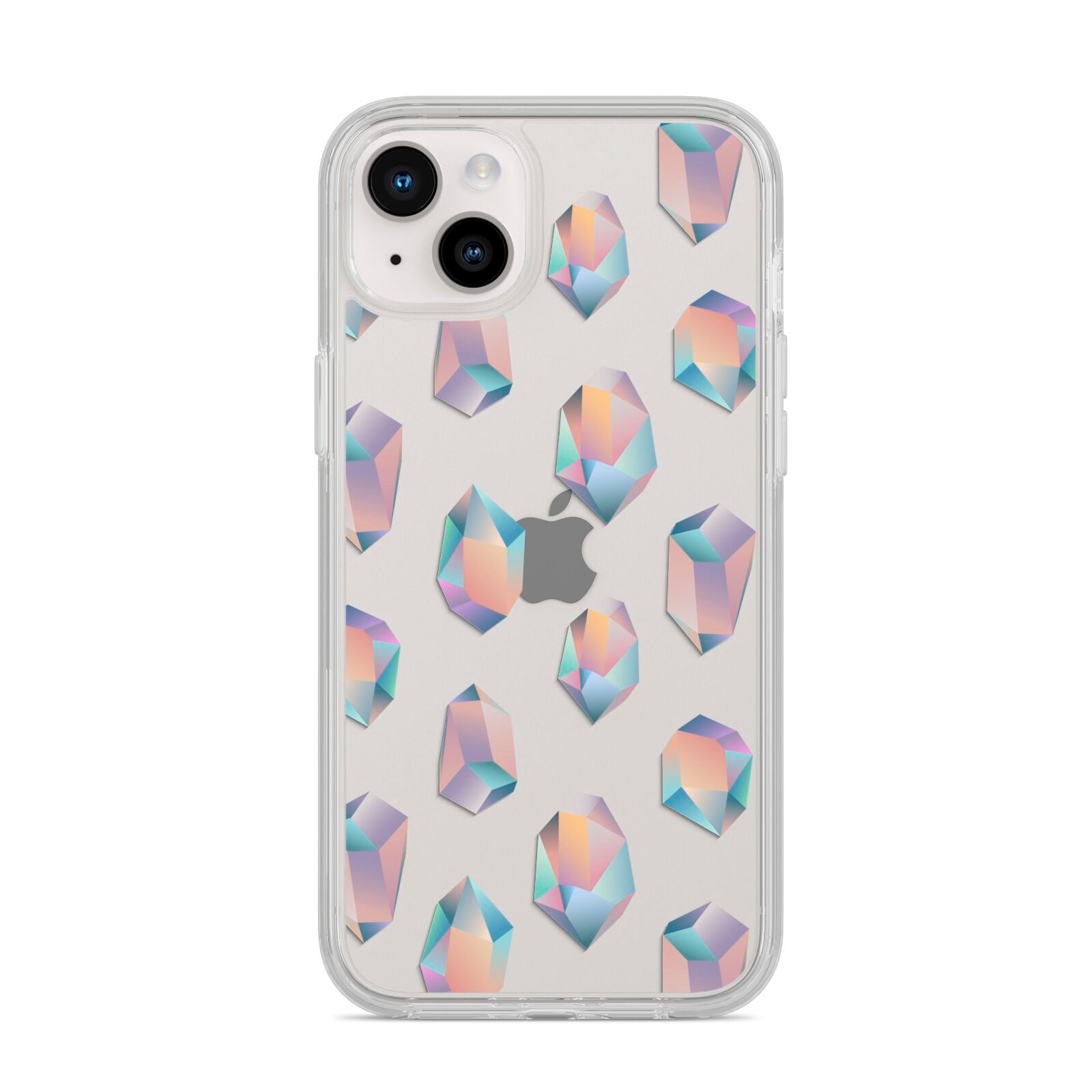 Diamond iPhone 14 Plus Clear Tough Case Starlight