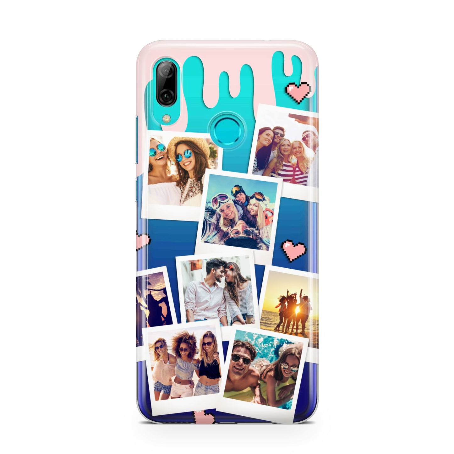 Digital Hearts Photo Upload with Text Huawei P Smart 2019 Case