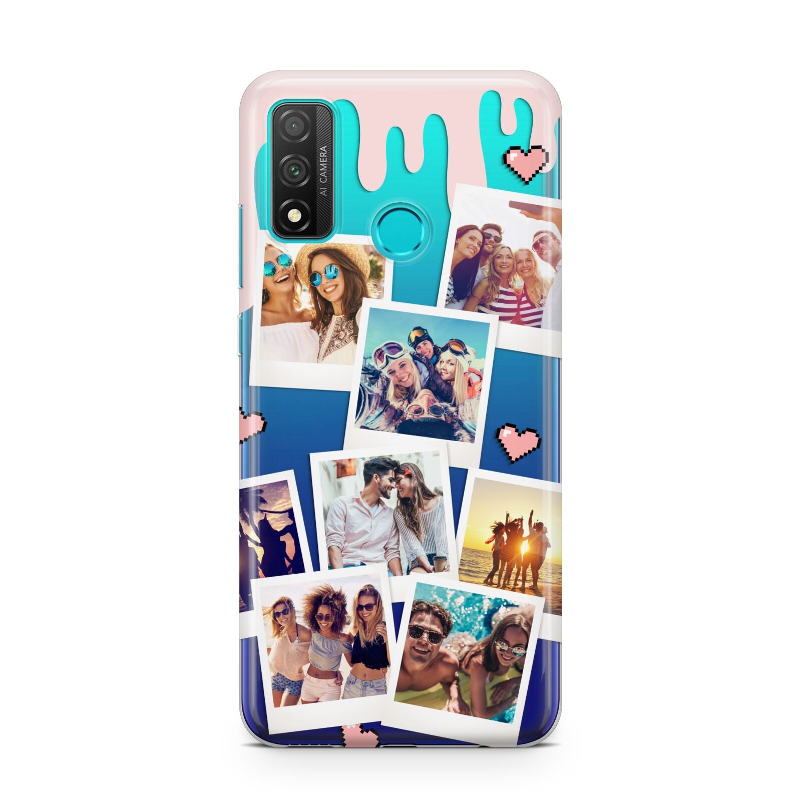 Digital Hearts Photo Upload with Text Huawei P Smart 2020