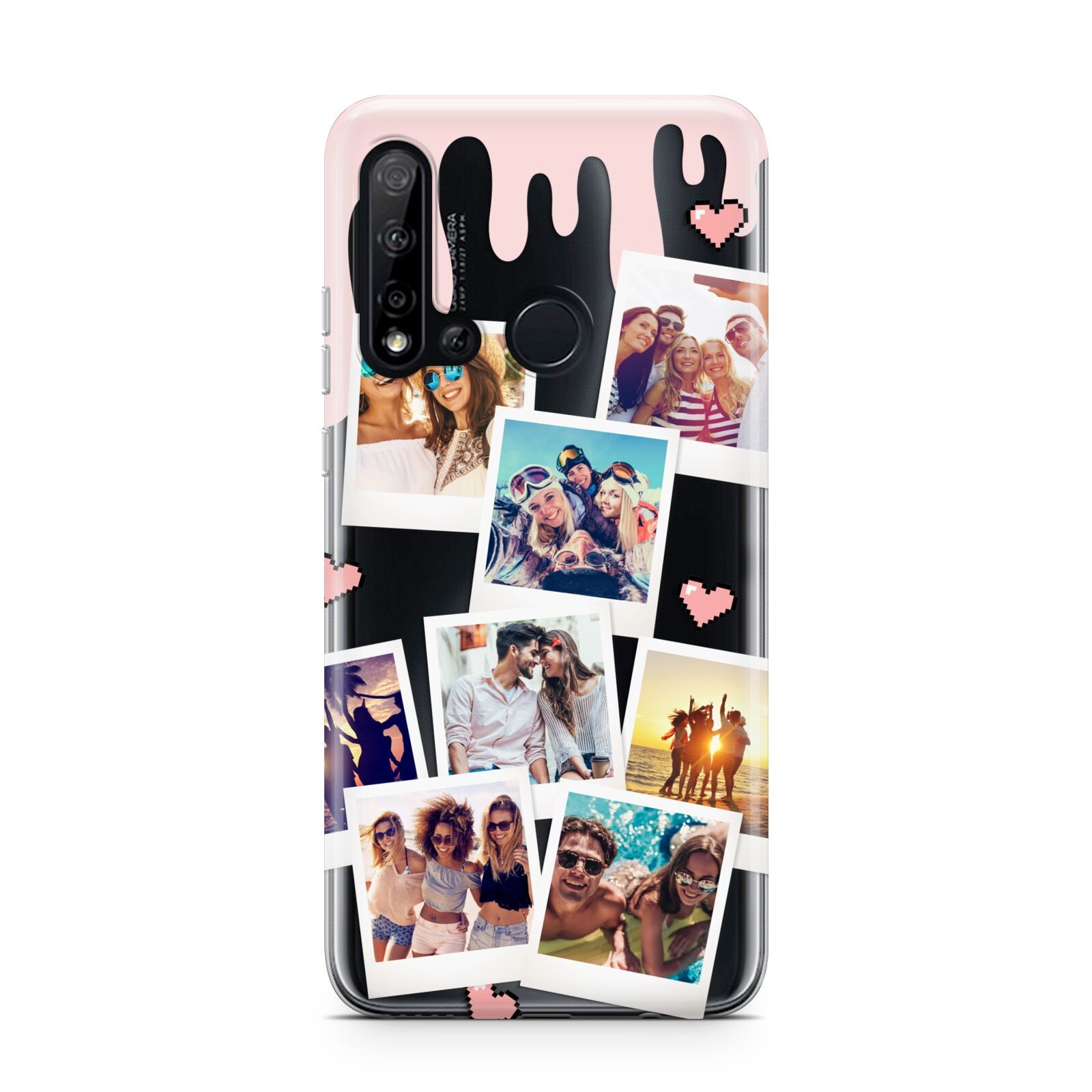 Digital Hearts Photo Upload with Text Huawei P20 Lite 5G Phone Case