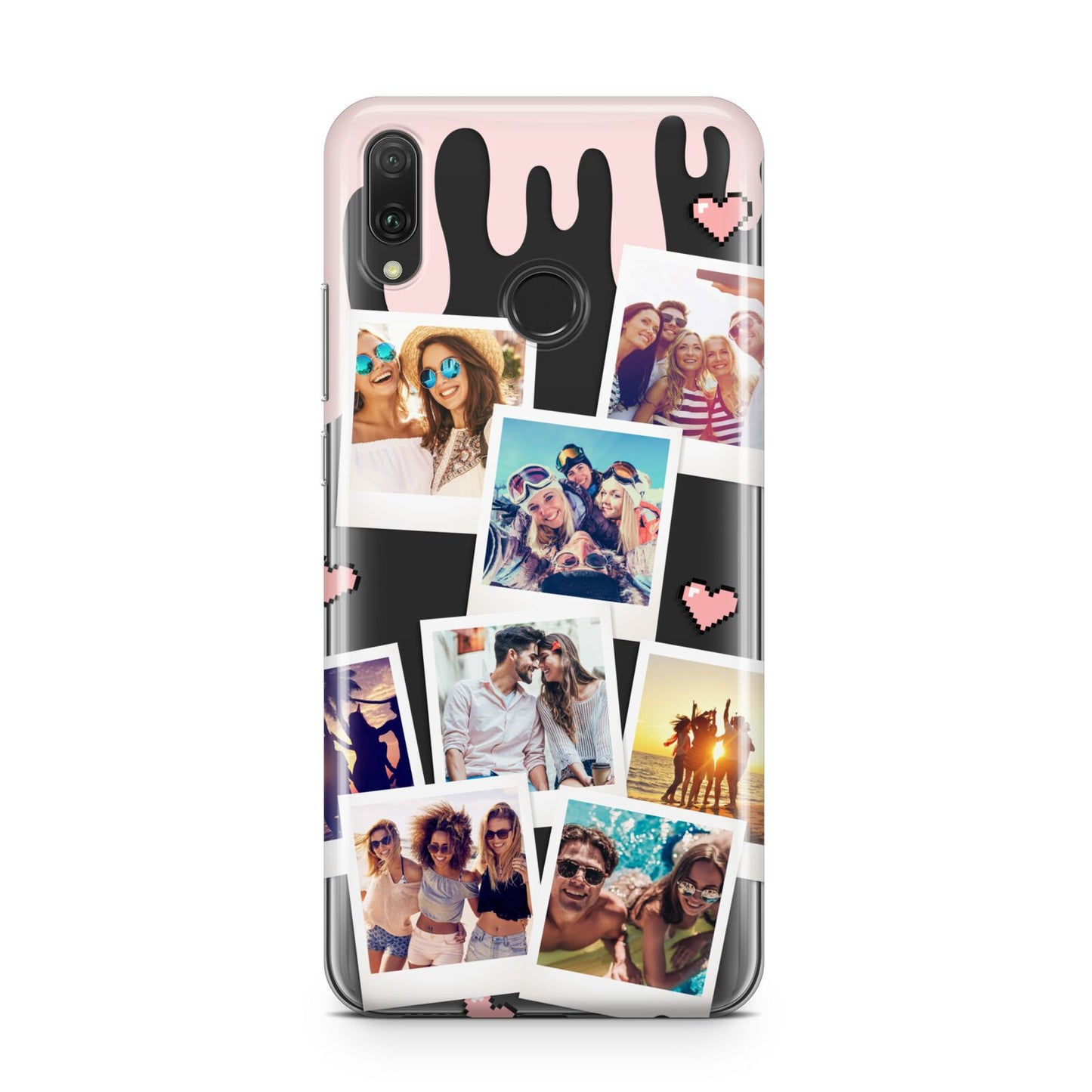 Digital Hearts Photo Upload with Text Huawei Y9 2019