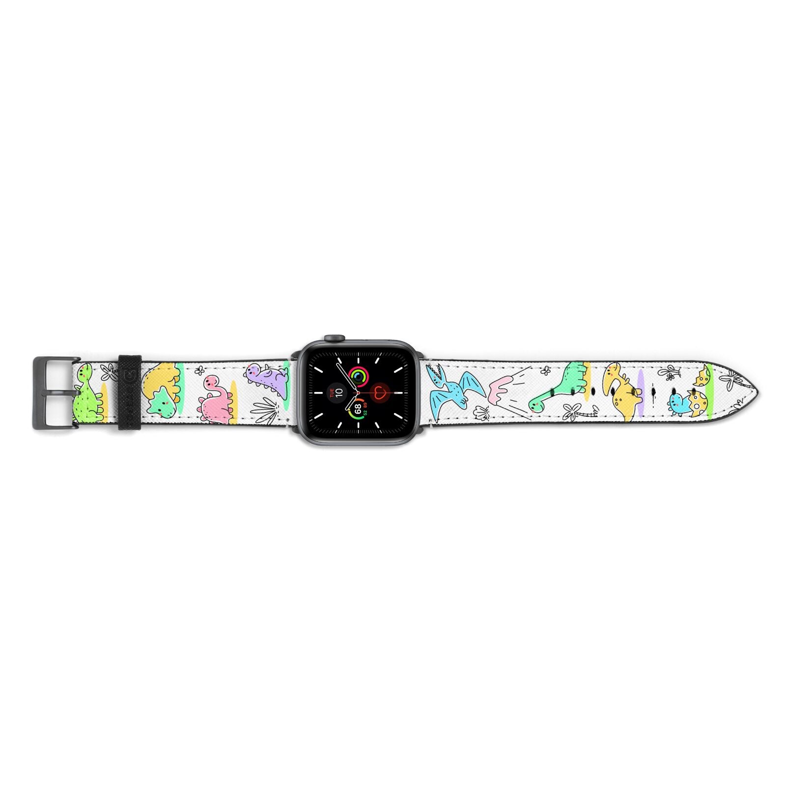 Dinosaur Apple Watch Strap Landscape Image Space Grey Hardware