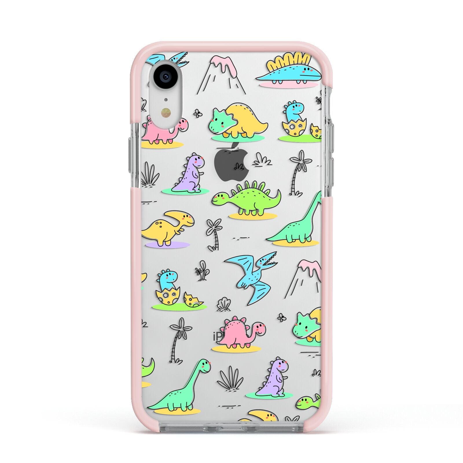 For iphone X XR iphoneX Phone Cove Cute Flower Cartoon Dinosaur Back Cover  Soft TPU Phone Case For APPLE iphone X Fundas Capa