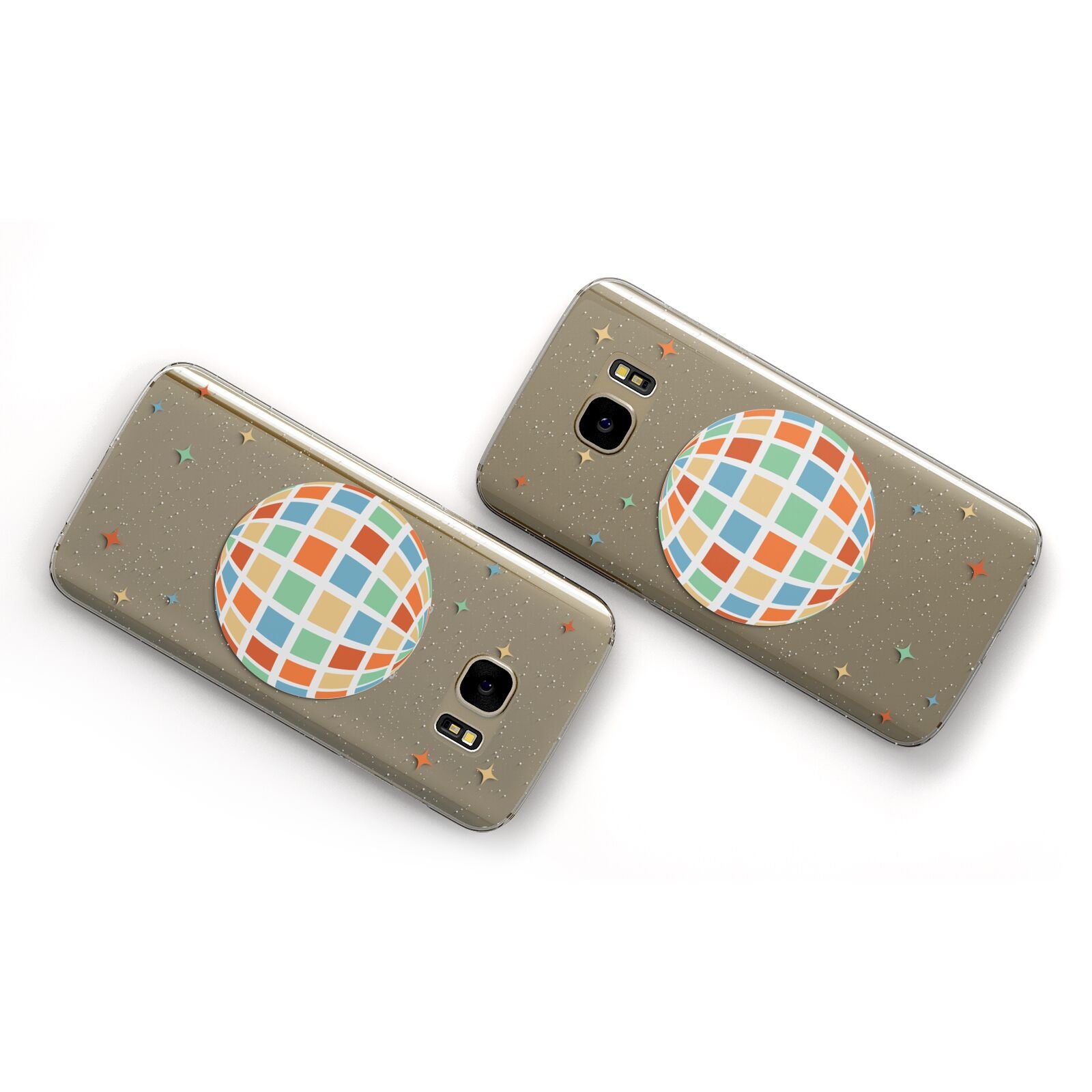 Disco Ball Samsung Galaxy Case Flat Overview