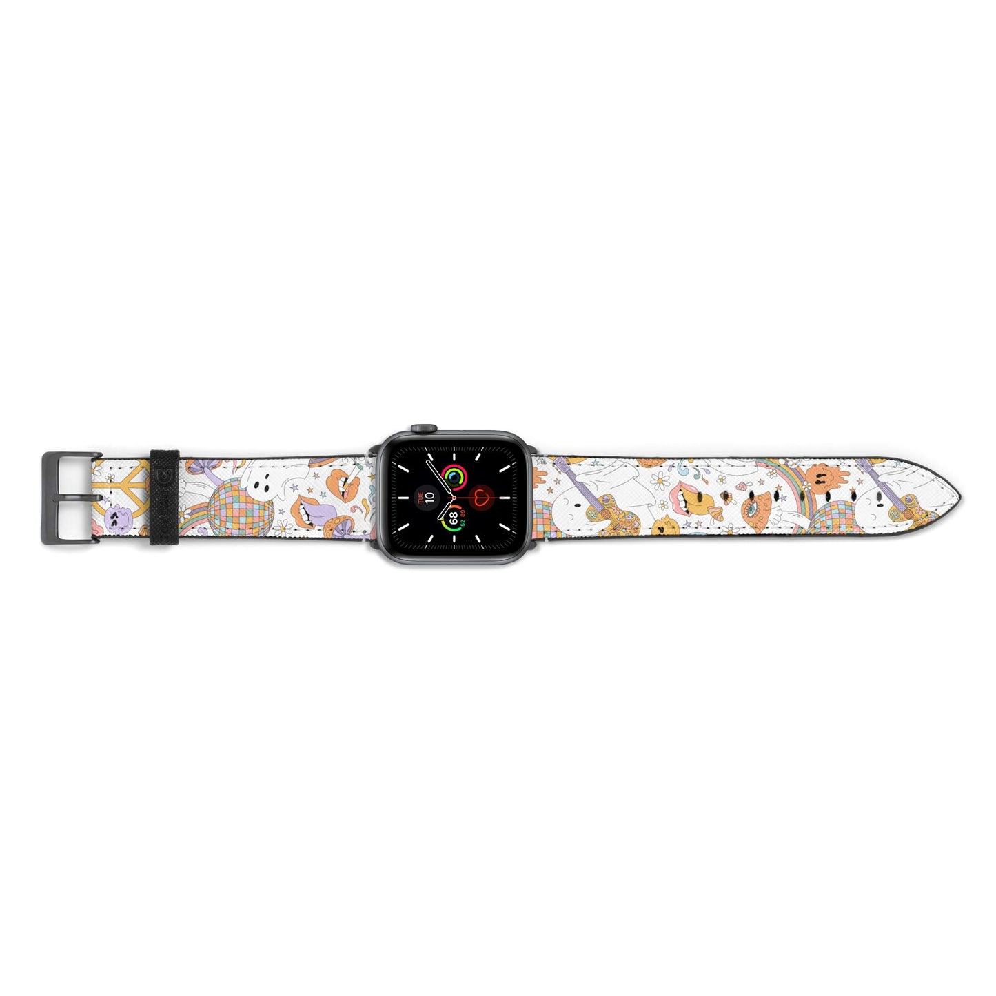 Disco Ghosts Apple Watch Strap Landscape Image Space Grey Hardware