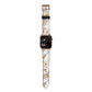 Disco Ghosts Apple Watch Strap Size 38mm with Gold Hardware