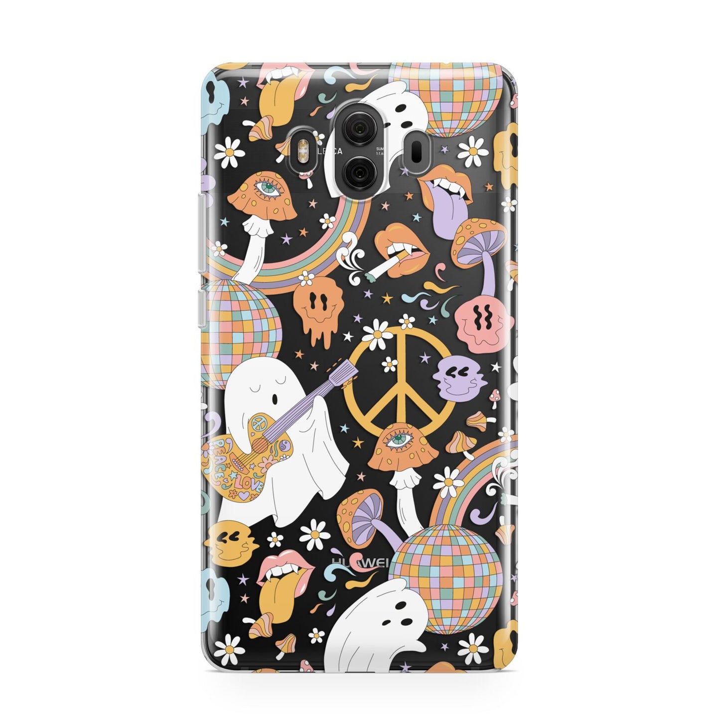 Disco Ghosts Huawei Mate 10 Protective Phone Case