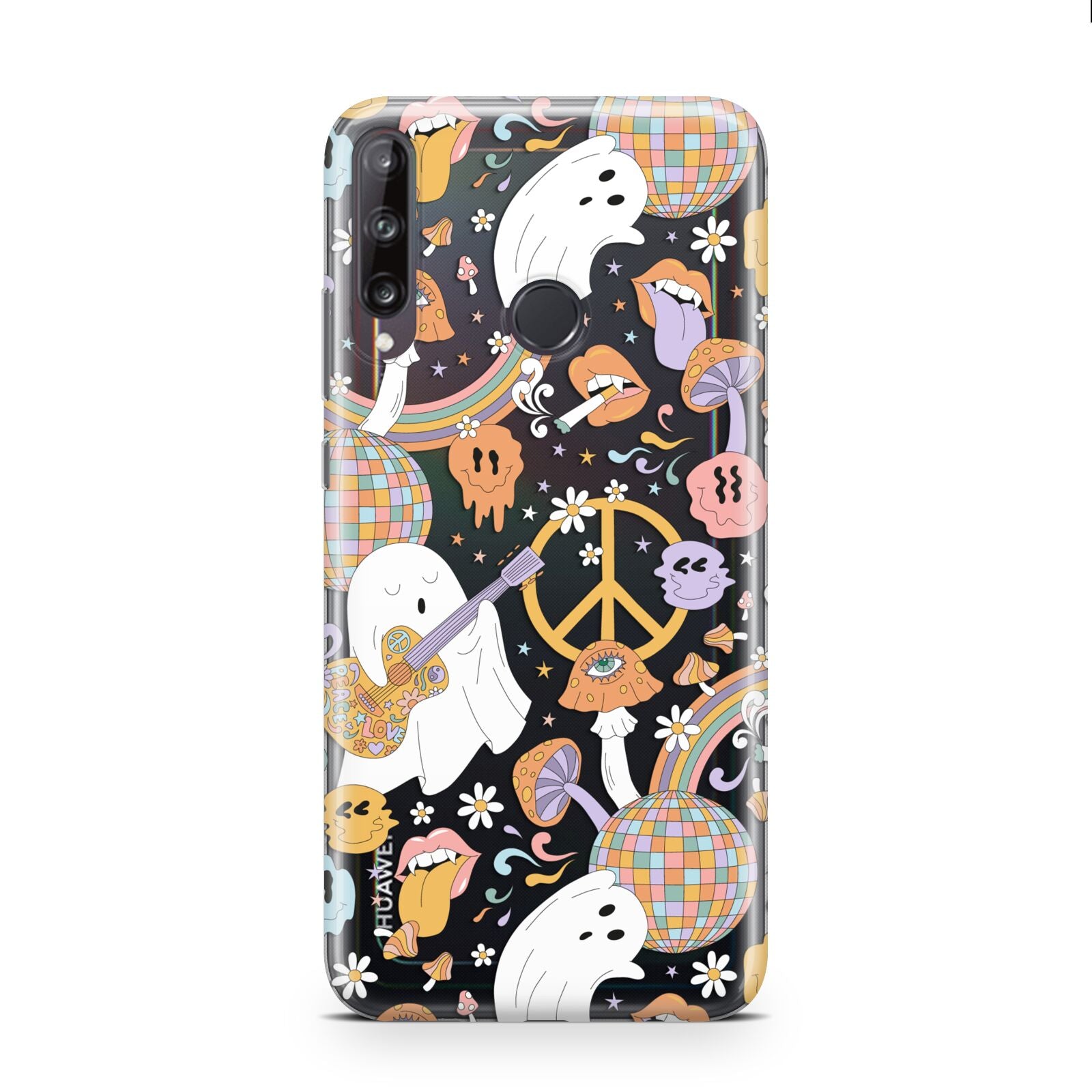 Disco Ghosts Huawei P40 Lite E Phone Case