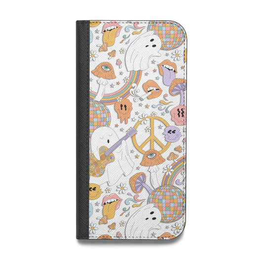 Disco Ghosts Vegan Leather Flip iPhone Case