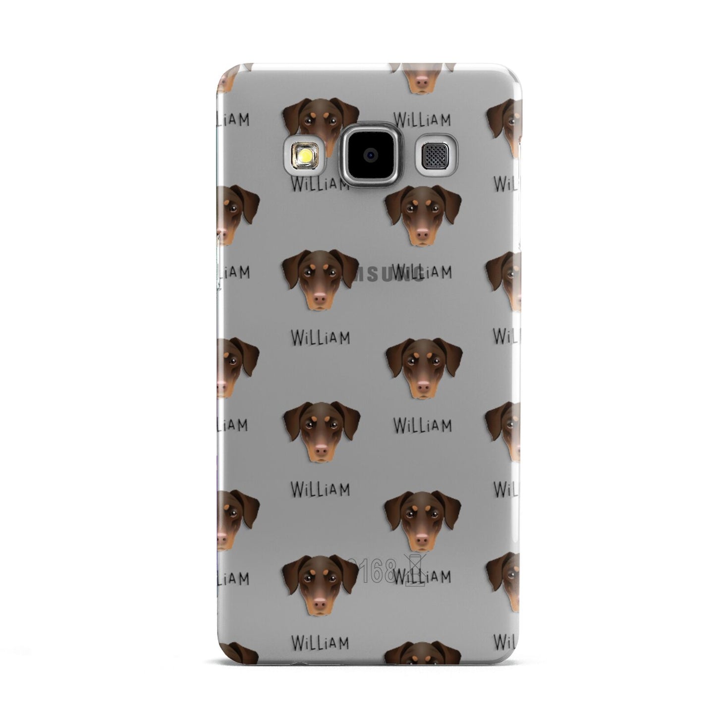 Dobermann Icon with Name Samsung Galaxy A5 Case