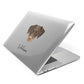 Dobermann Personalised Apple MacBook Case Side View