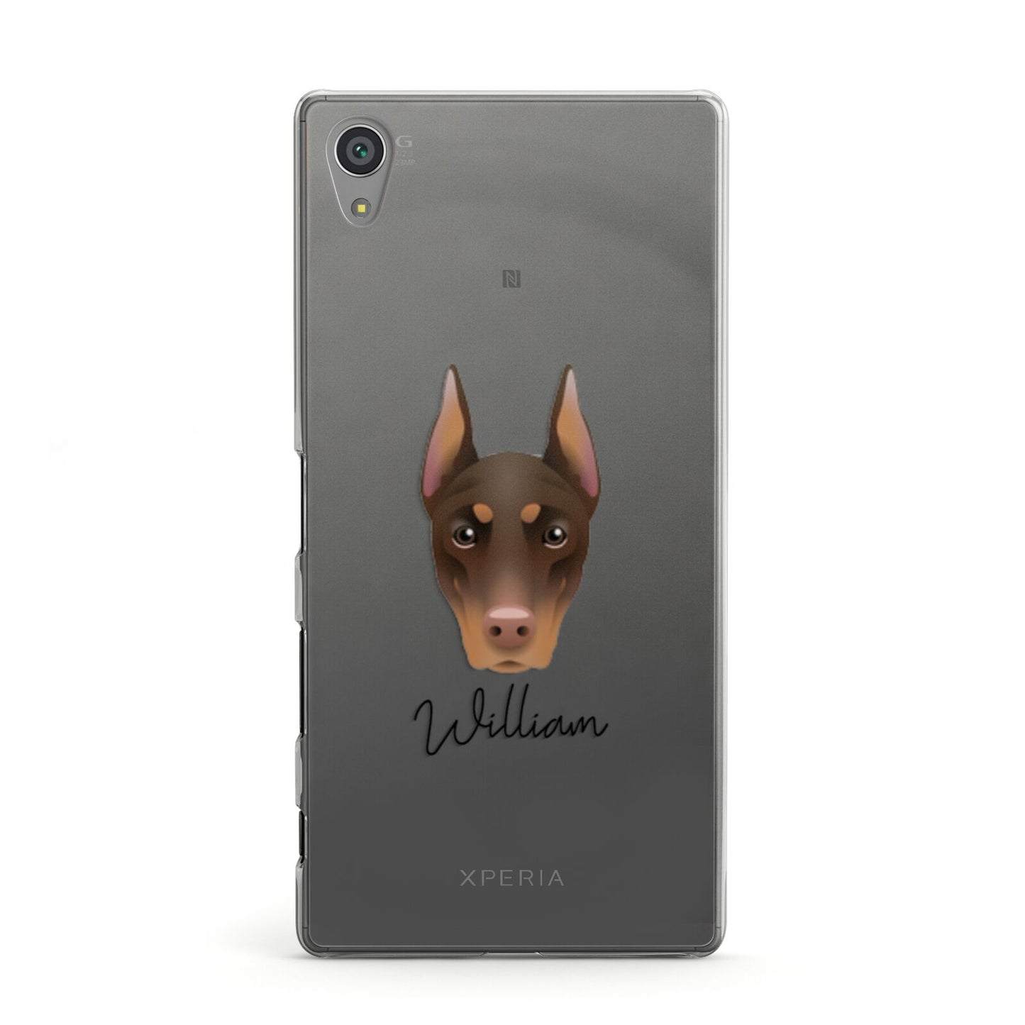 Dobermann Personalised Sony Xperia Case